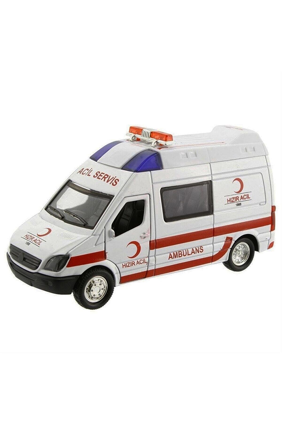 Birlik Işıklı Çek Bırak Metal Ambulans Fy5058sa-12d