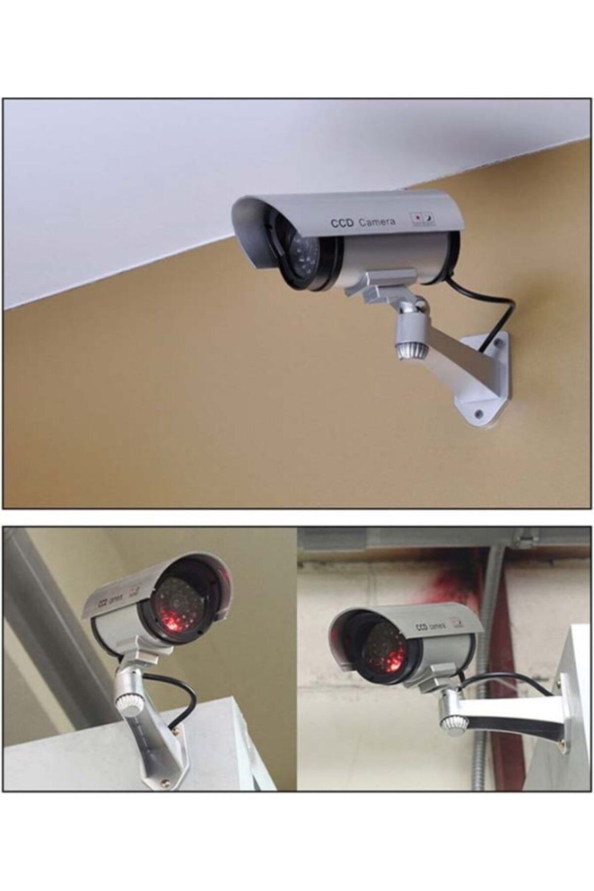 epazzar Gece Görüşlü Görünümlü Sahte Güvenlik Kamerası