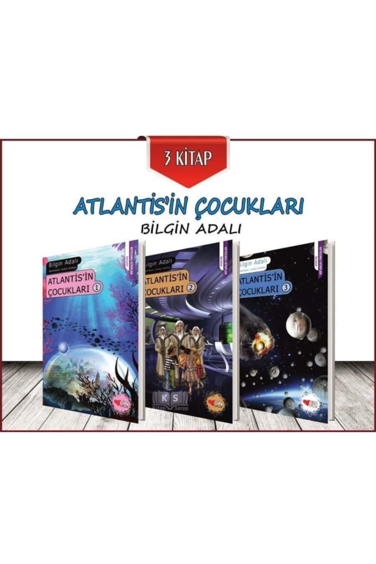 Can Çocuk Yayınları Atlantis'in Çocukları Seti 3 Kitap - Bilgin Adalı -