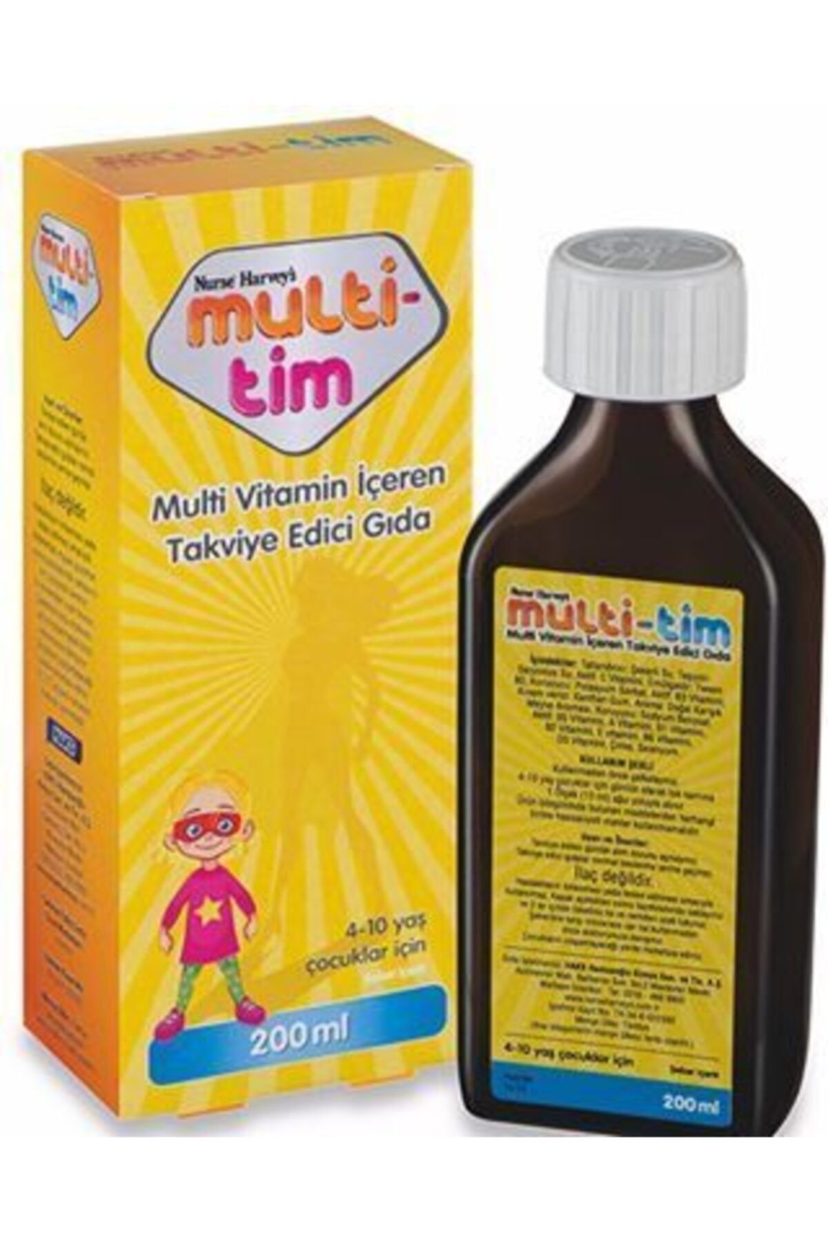 Nurse Harvey's Multi-tim Şurup 200 ml