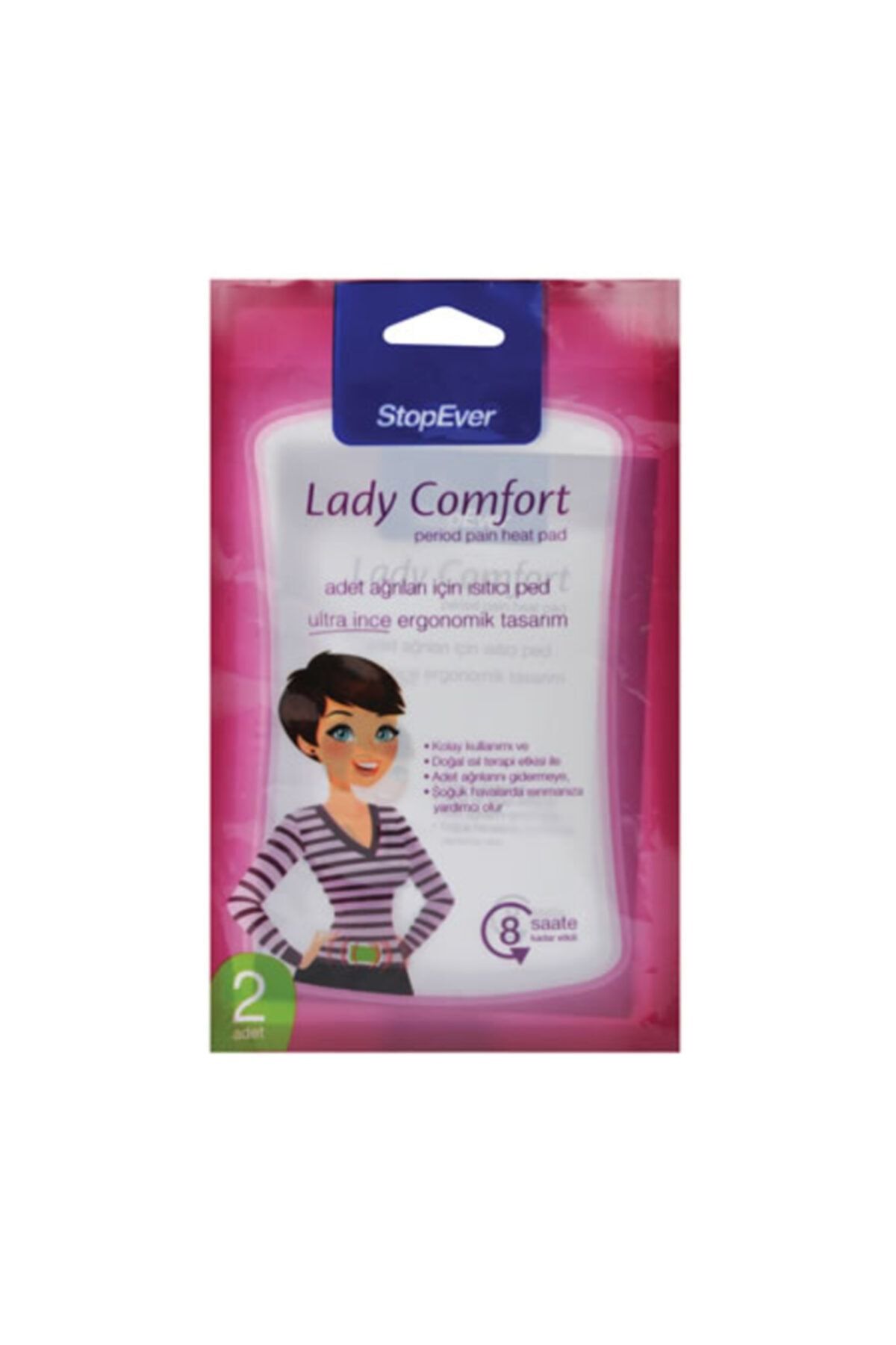 StopEver Lady Comfort Adet Agrıları Isıtıcı Ped ( 1 ADET )