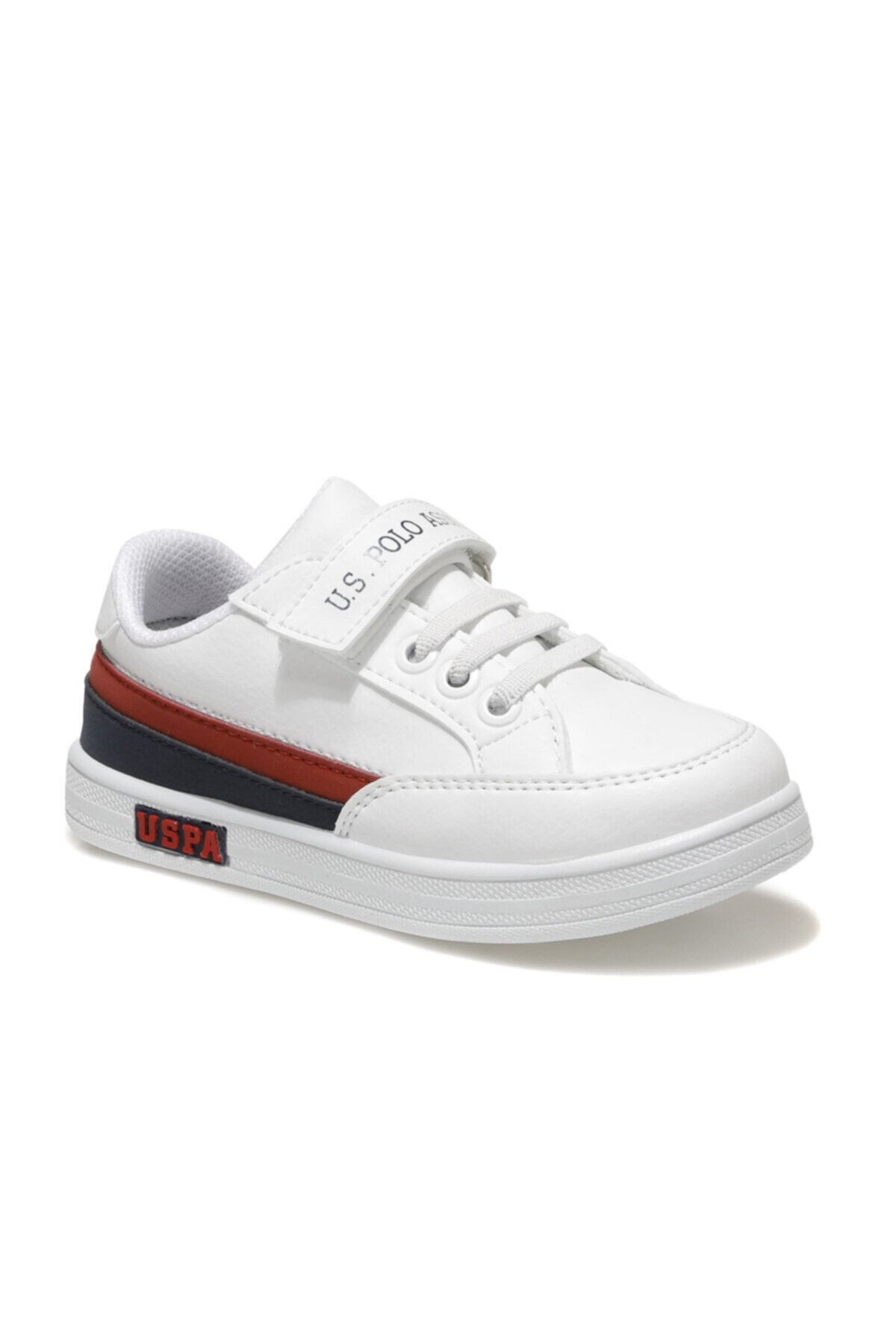 U.S. Polo Assn. JAMAL 1FX Beyaz Erkek Çocuk Sneaker Ayakkabı 100911024