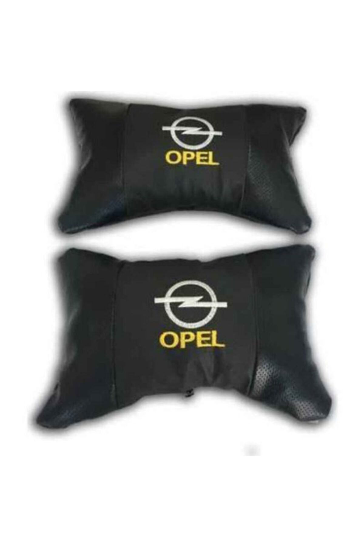 Carub Opel Baskılı Deri Boyun Yastığı 2 Adet