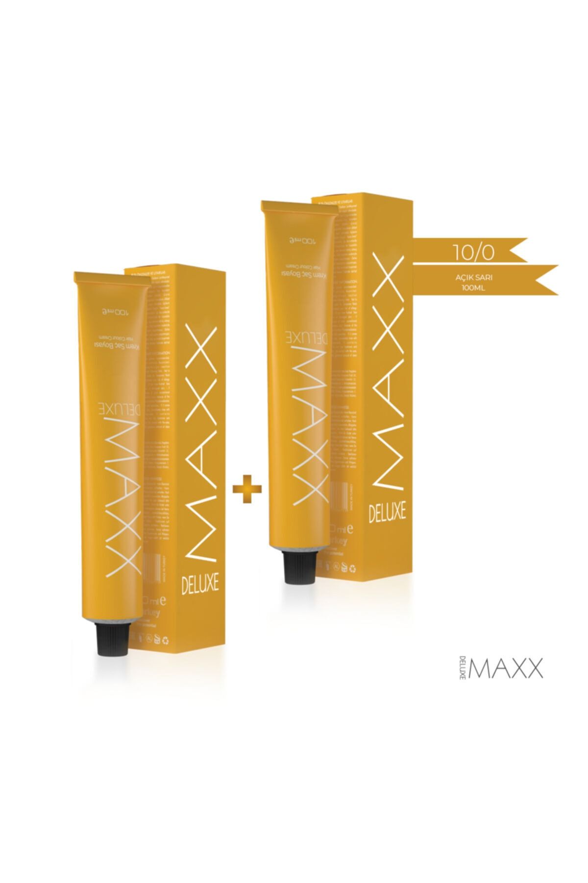 MAXX DELUXE 10.0 Açık Sarı 2'li Krem Tüp Boya - 200 ml