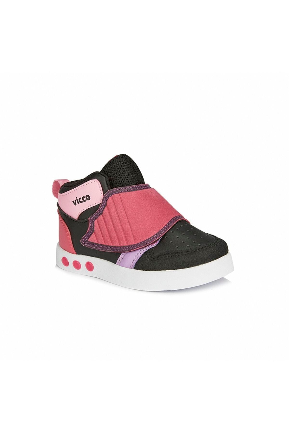 Vicco Kız Çocuk Siyah Sneaker Ayakkabı