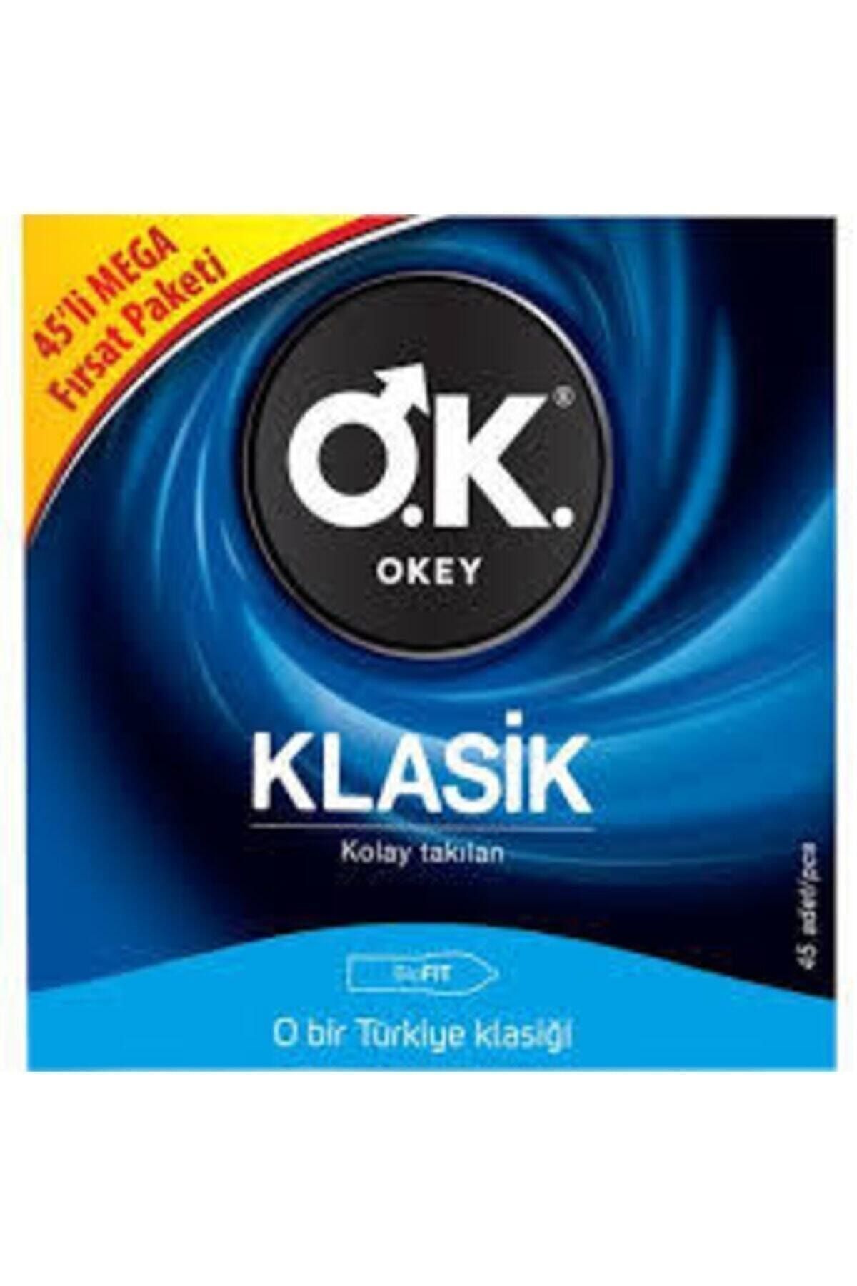 Okey O.k. Klasik 45'li Prezervatif Avantaj Paketi