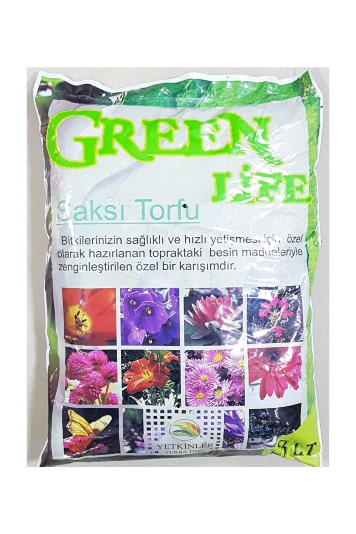 Green Life Harika Bitki Toprağı, Fideleme, Çiçek Toprağı Torf Humus Katkılı 3 Lt