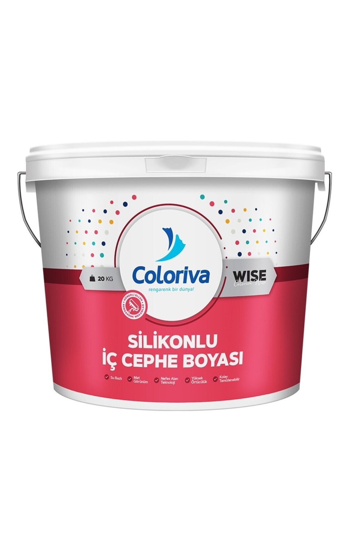 Coloriva Silikonlu Mat Iç Cephe Duvar Boyası 10 Kg Renkekru Fiyatı
