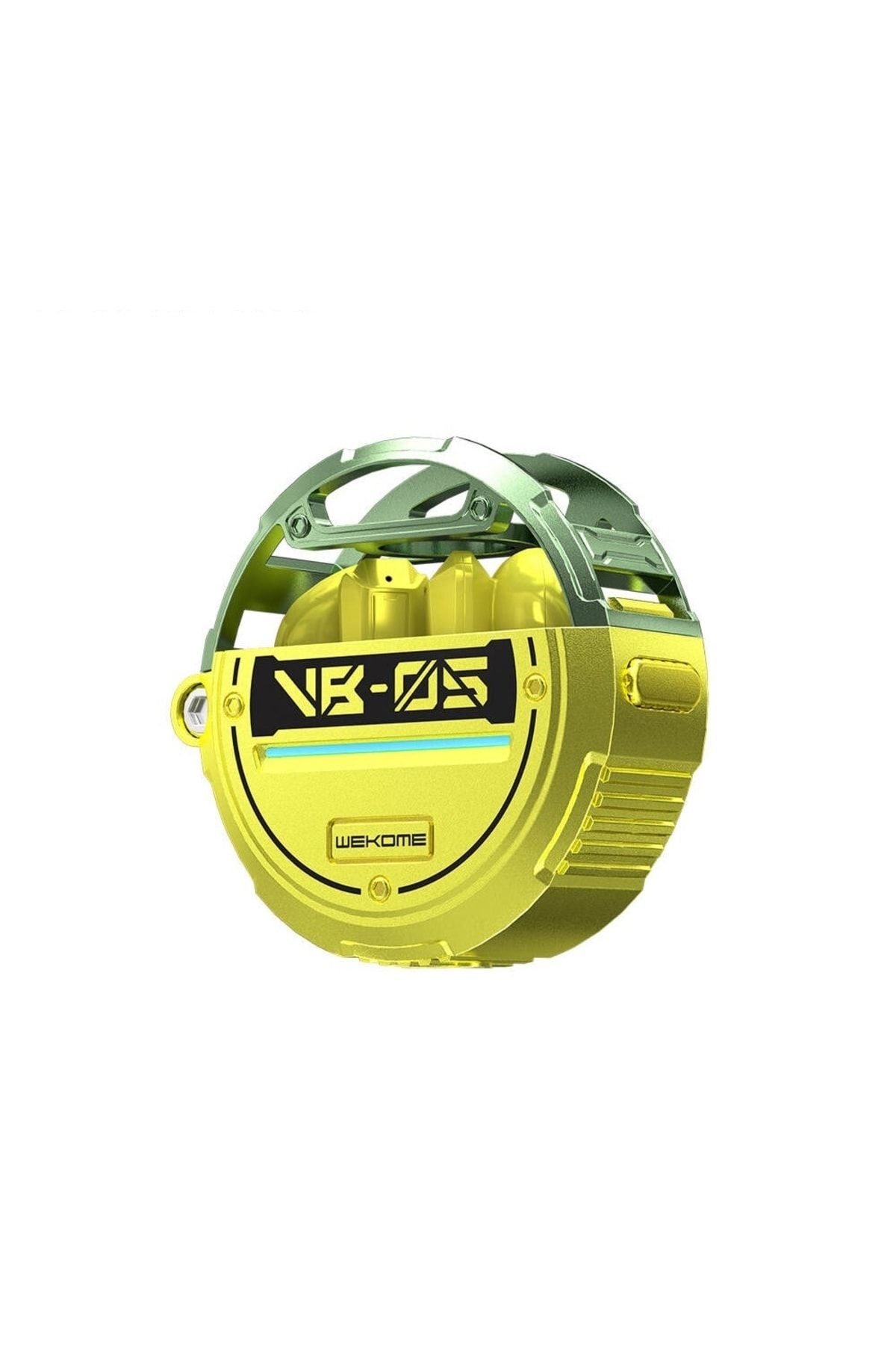 wekome Vb-05-gri-bt5.3 Gaming Metal Kablosuz Kulaklık-enc Gürültü Engelleyici Mic-45ms Gecikme-sarı