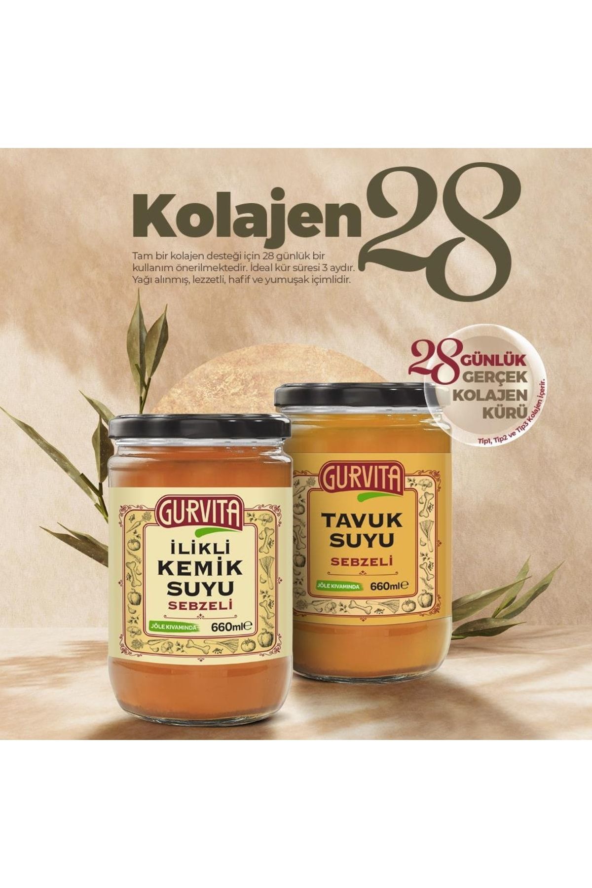 Gurvita Kolajen28 Kür Paketi-660 ml