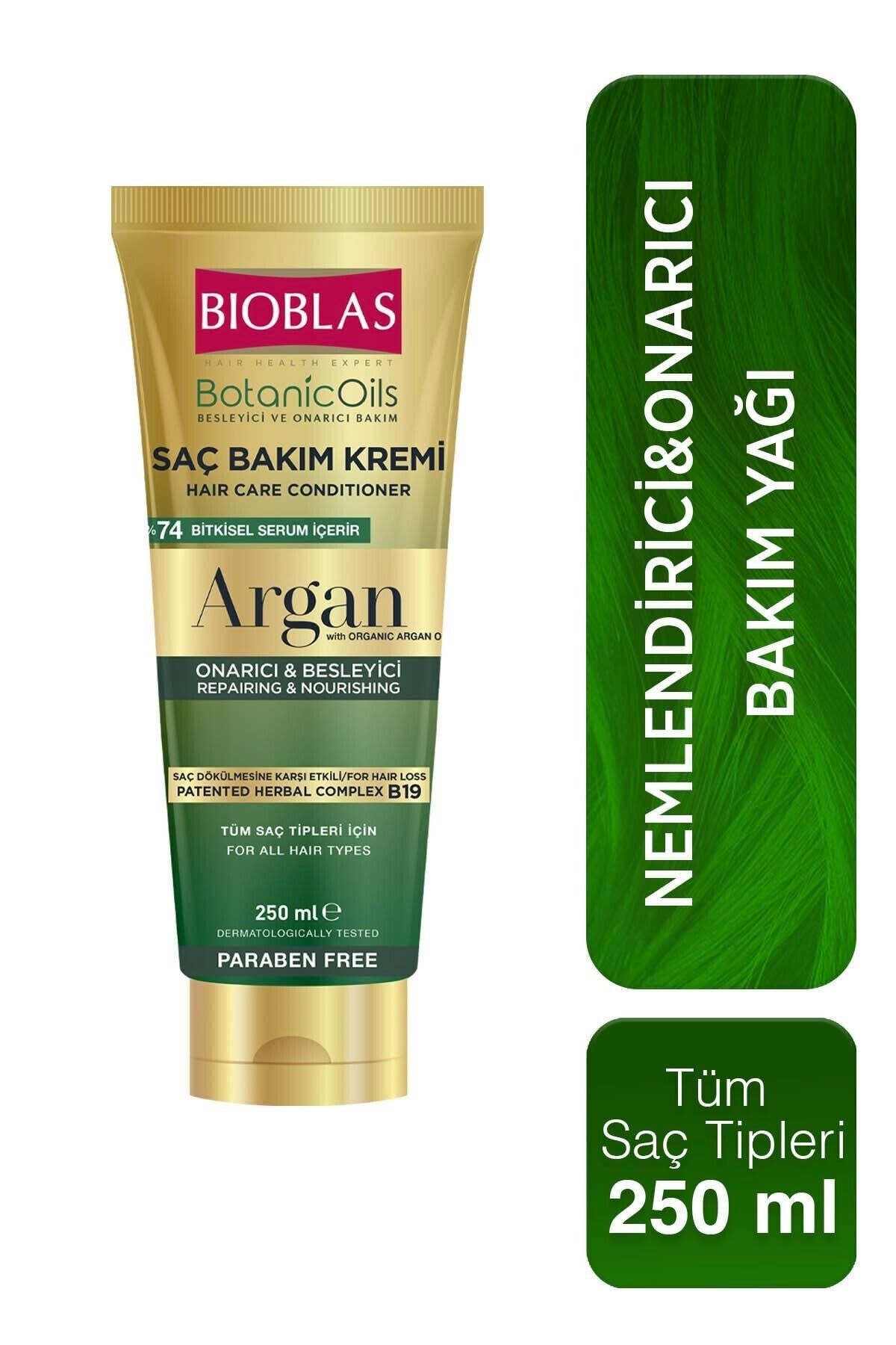 Bioblas Botanics Oil Argan Yağlı Saç Bakım Kremi 250ml