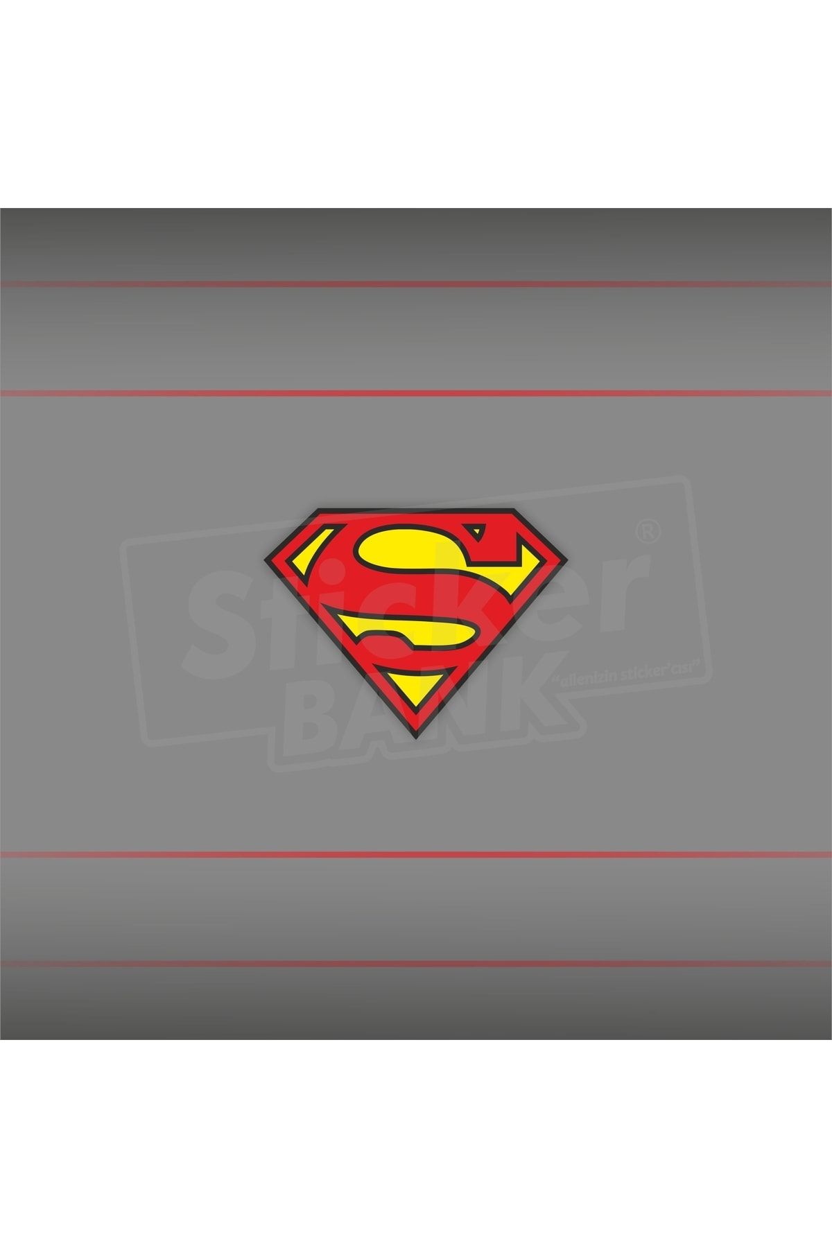 Sticker Bank Araba Sticker Süpermen Sticker
