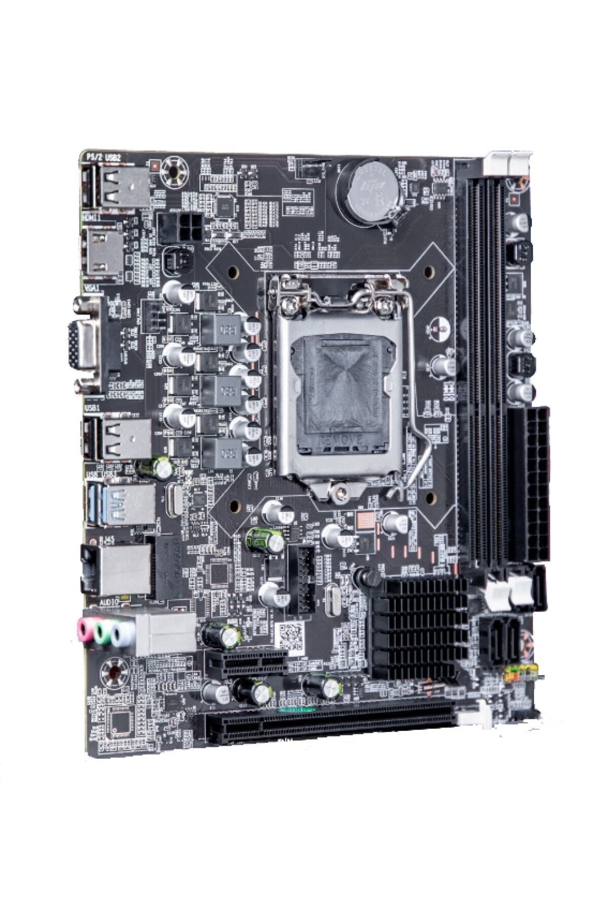 TURBOX B75 H61 Sata,m2 Ddr3 1600mhz Usb 3.0 Vga Hdmi Ses G.lan 1155p 2.3.gen Anakart Uyumlu