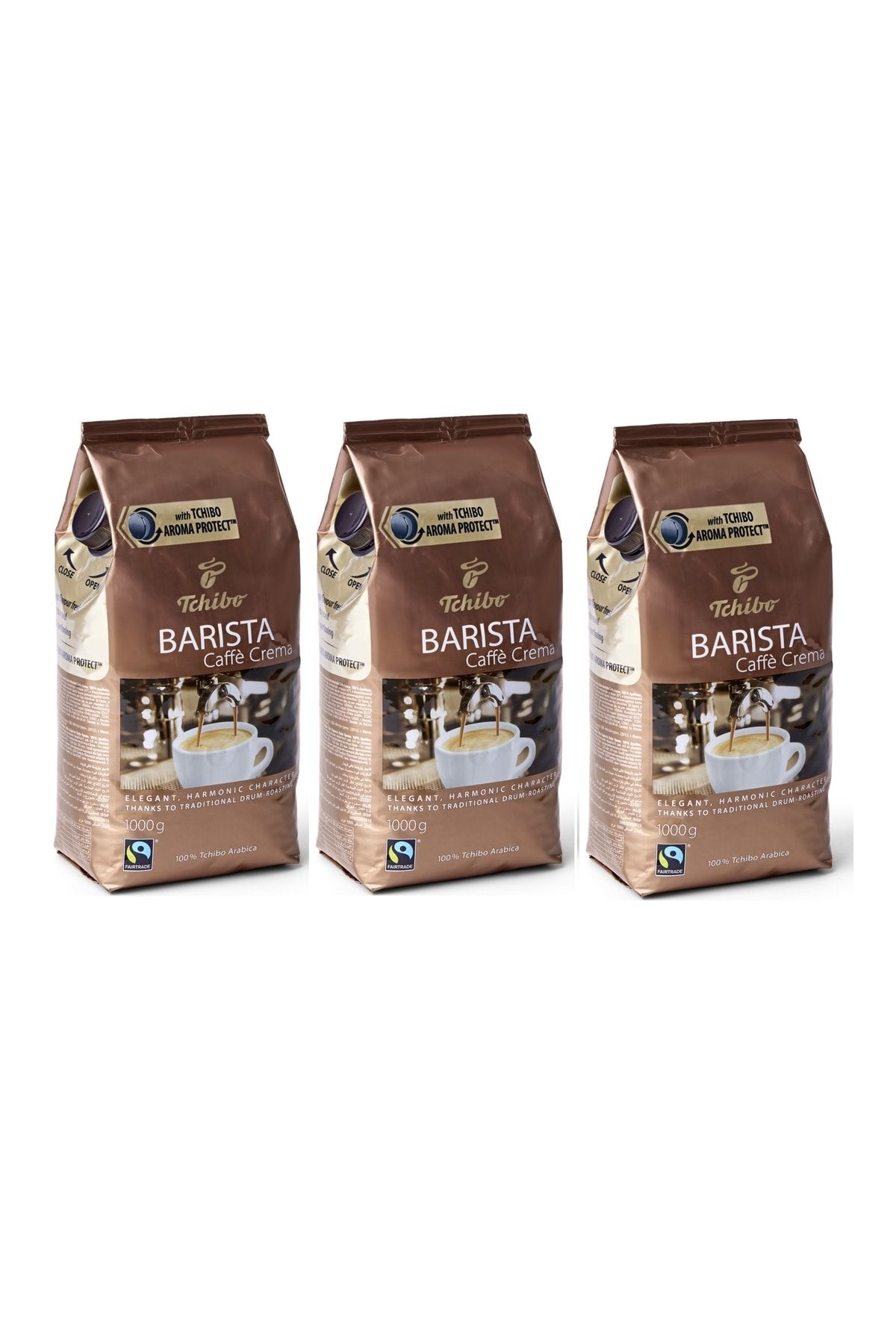 Tchibo Fırsat Paketi Barista Caffe Crema Çekirdek Kahve 3 Adet 1kg