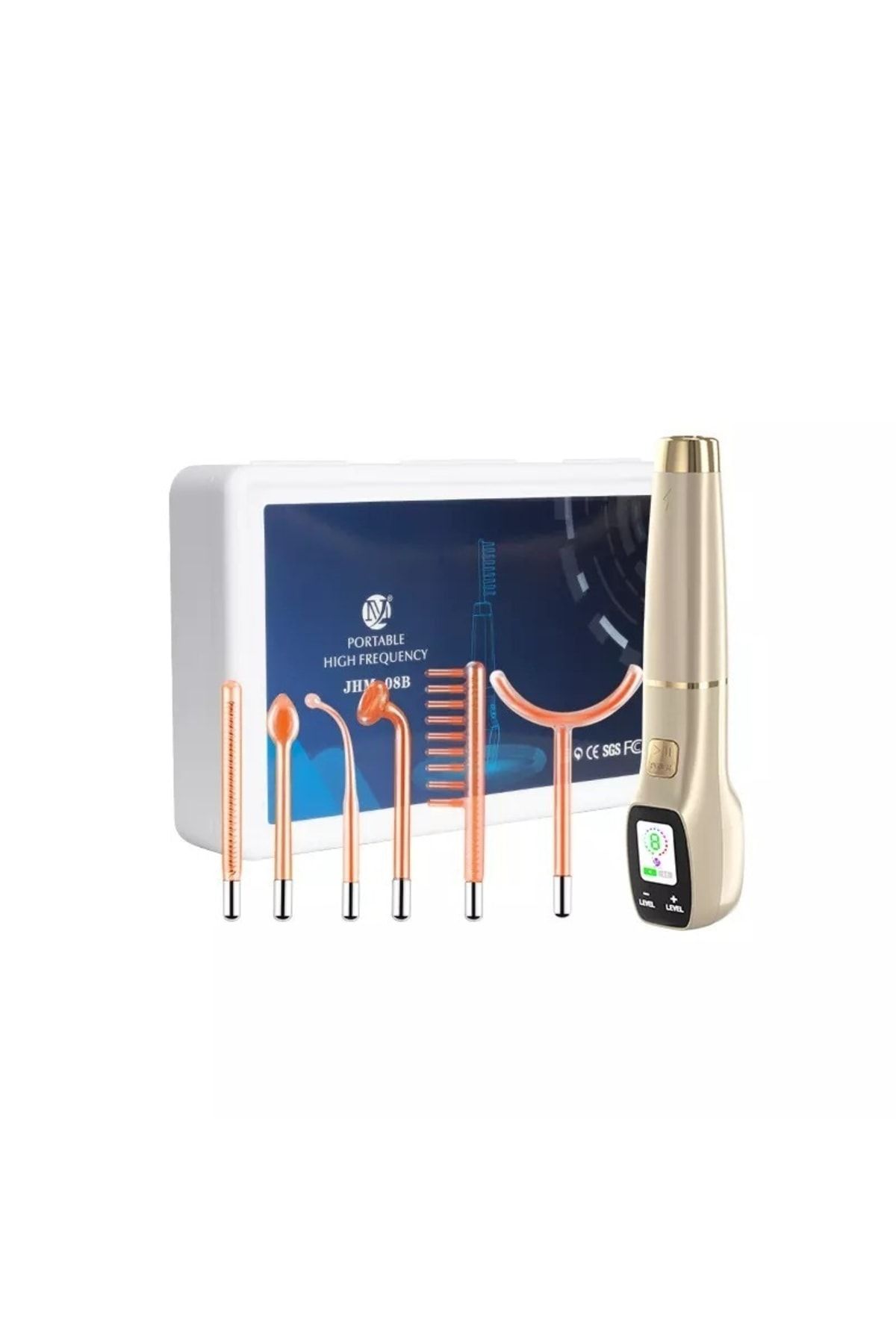 TheBeautyStore Yeni Yüksek Frekans Makinesi Akne Sivilce Giderme Yüz Temizleme Cilt Saç Tedavi Ph Dengeleme Cihazı