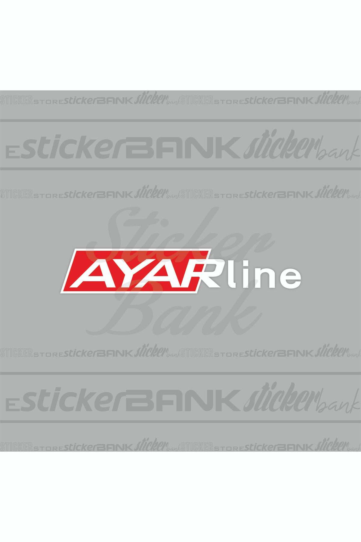 Sticker Bank Araba Sticker Ayar Line Sticker