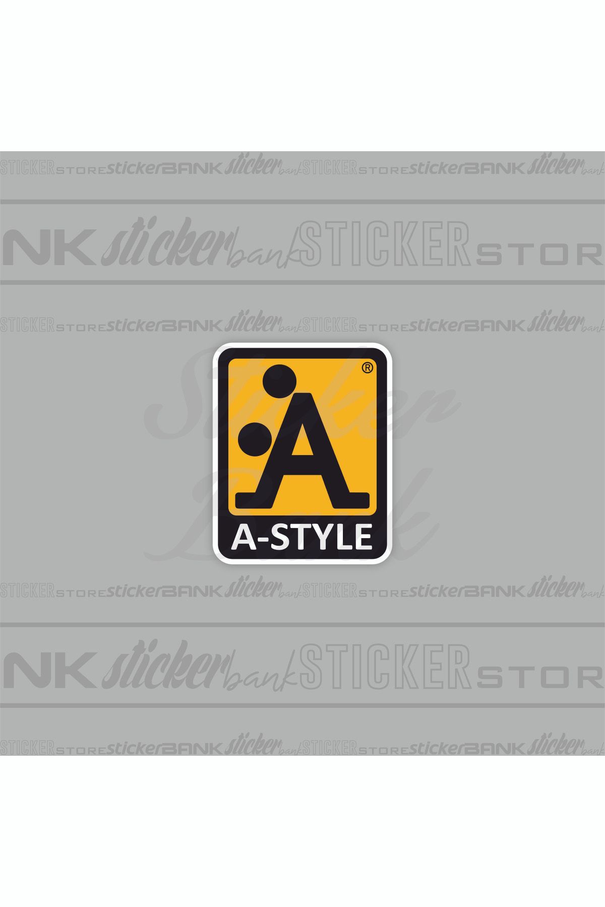 Sticker Bank Araba Sticker A-style