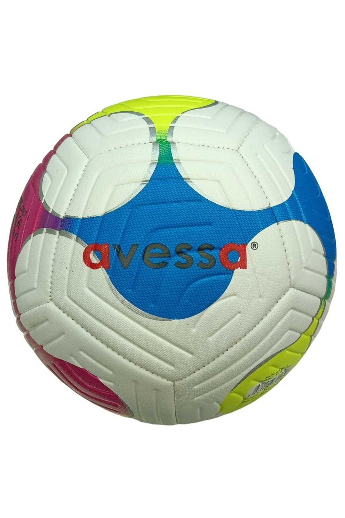 Avessa Ft-600-120 Futbol Topu No.5 Sarı Kırmızı Mavi Desenli 425 Gr