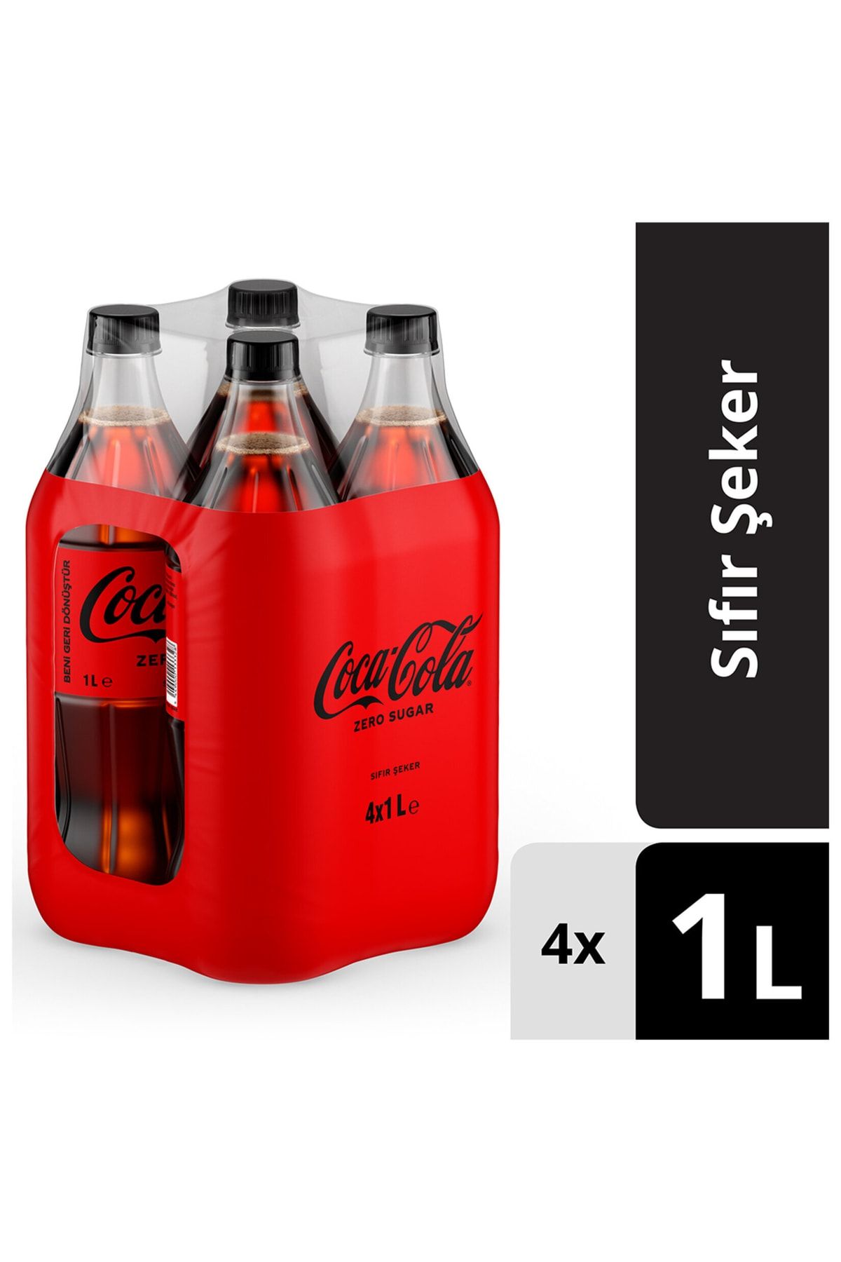 Coca-Cola Zero Sugar Pet 4x1 L