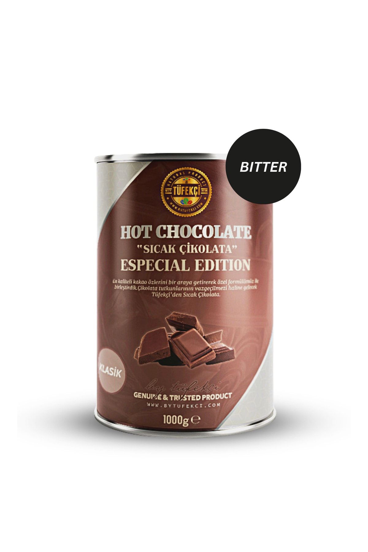 By Tüfekçi Bitter Sıcak Çikolata 1000 gr