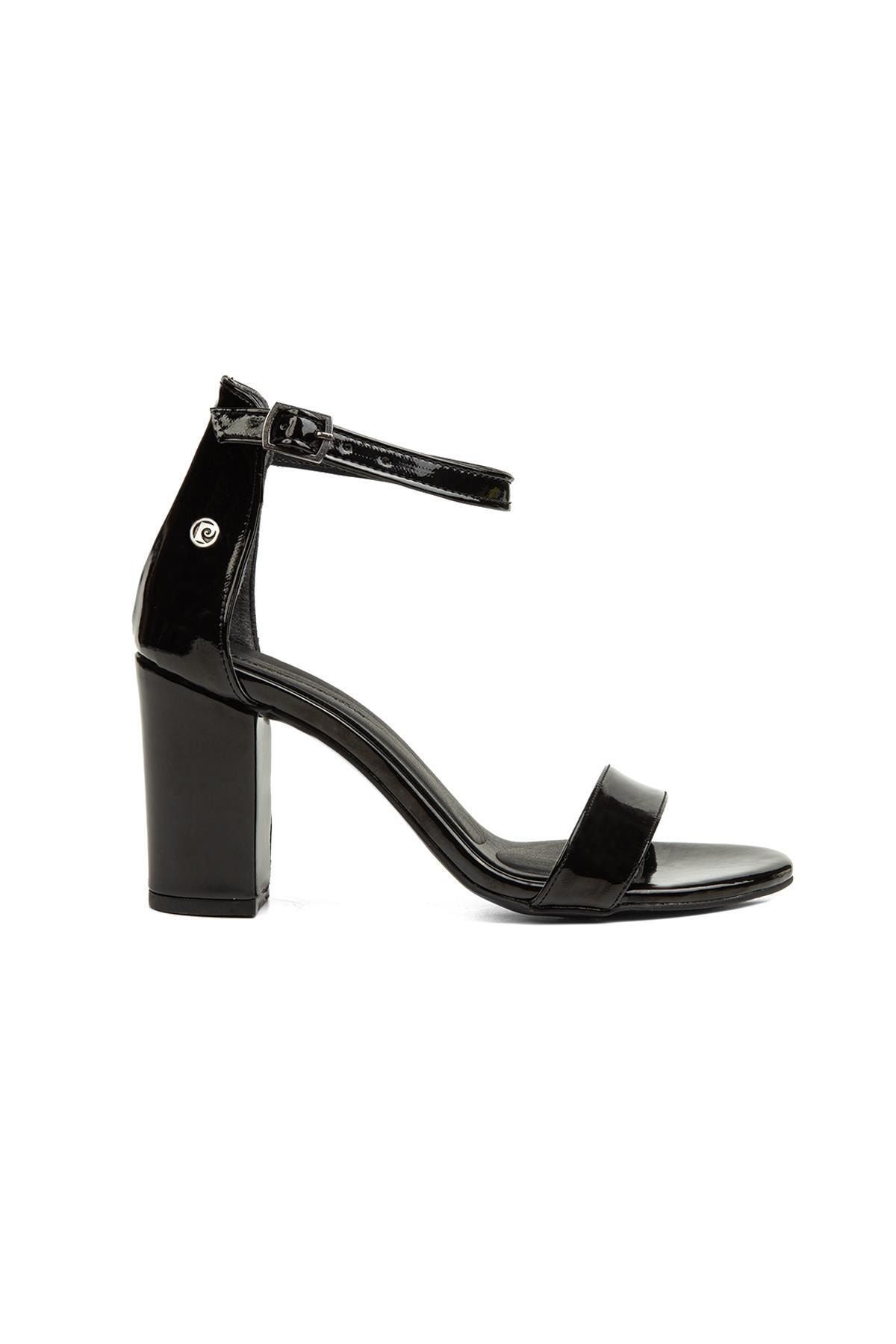 Pierre Cardin ® | Pc-52200-3951 Rugan Siyah - Kadın Topuklu Ayakkabı