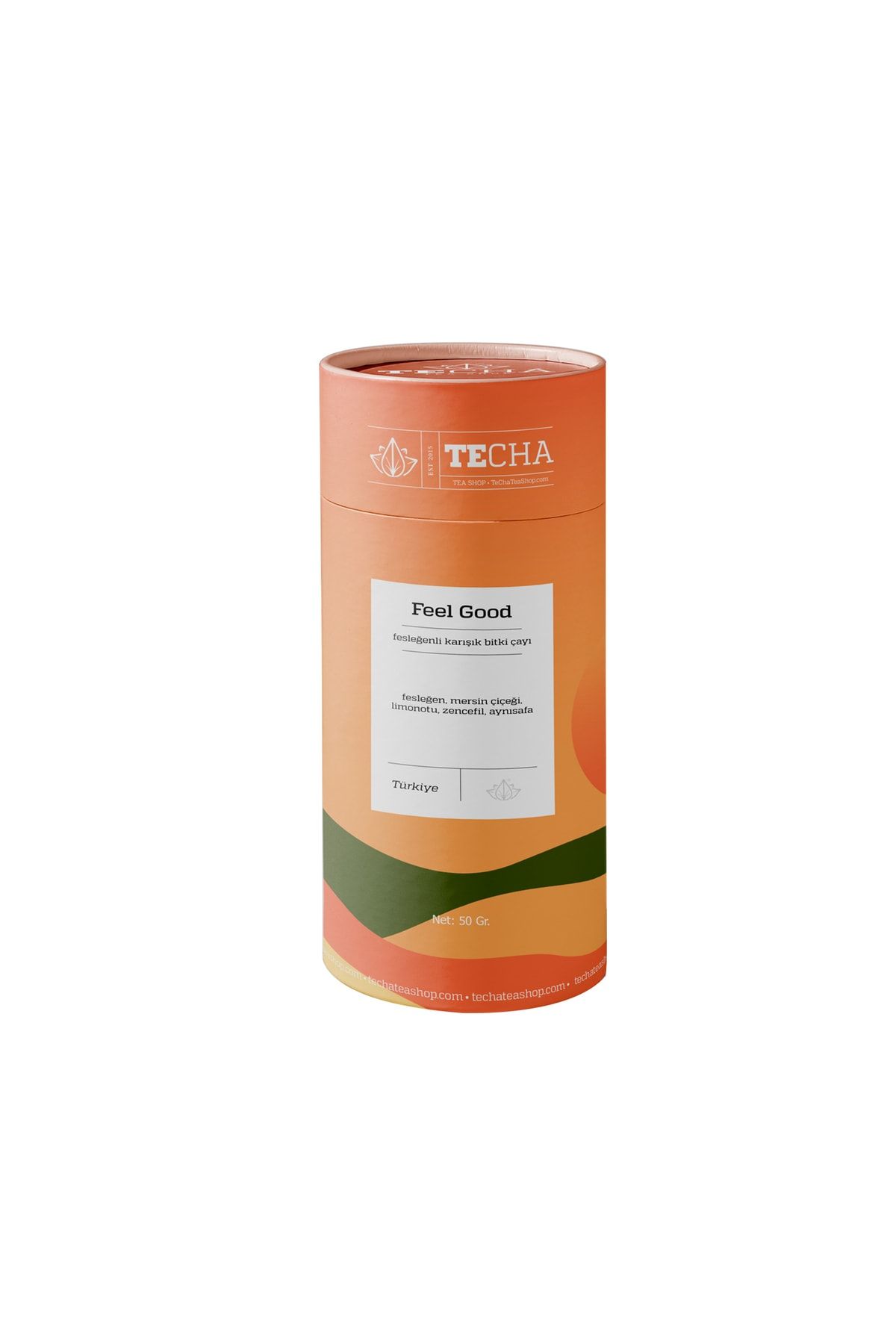 Te Cha Tea Feel Good - Fesleğen Ve Zencefilli Karışık Bitki Çayı 50gr
