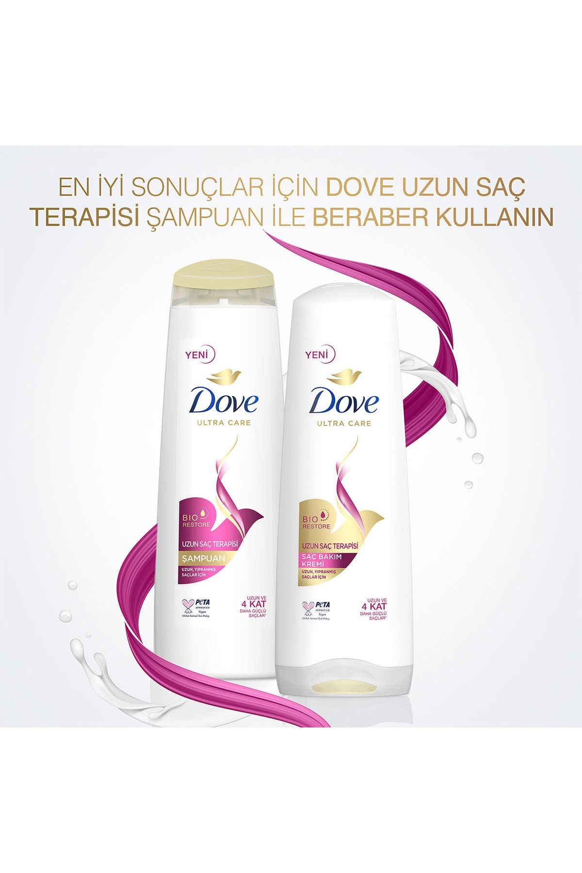 Ultra Care Saç Bakım Kremi Uzun Saç Terapisi Uzun Yıpranmış Saçlar Için 350 ml_4