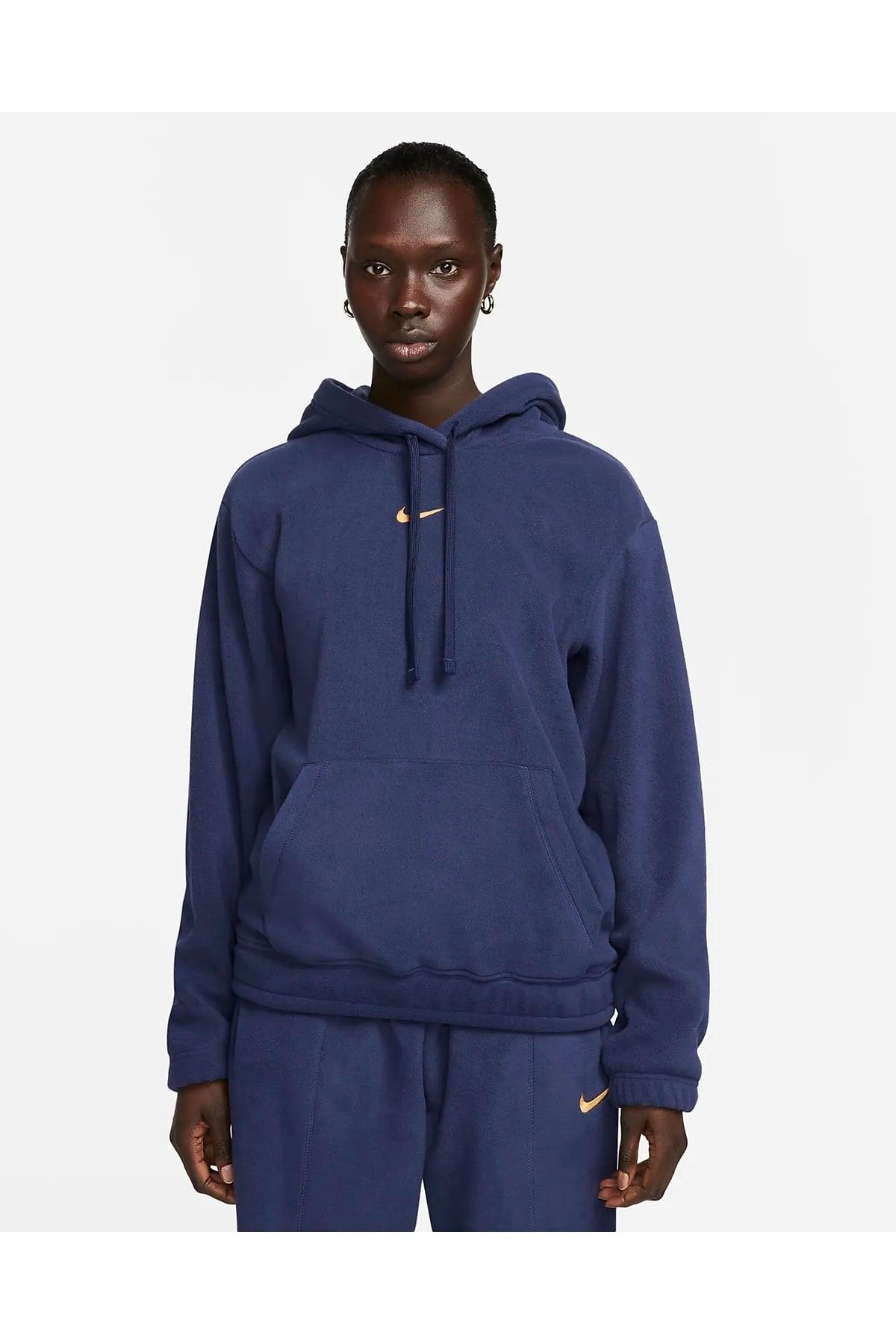 Nike Sportswear Kadın Oversize Kapüşonlu Sweatshirt, Polar Sweatshirt