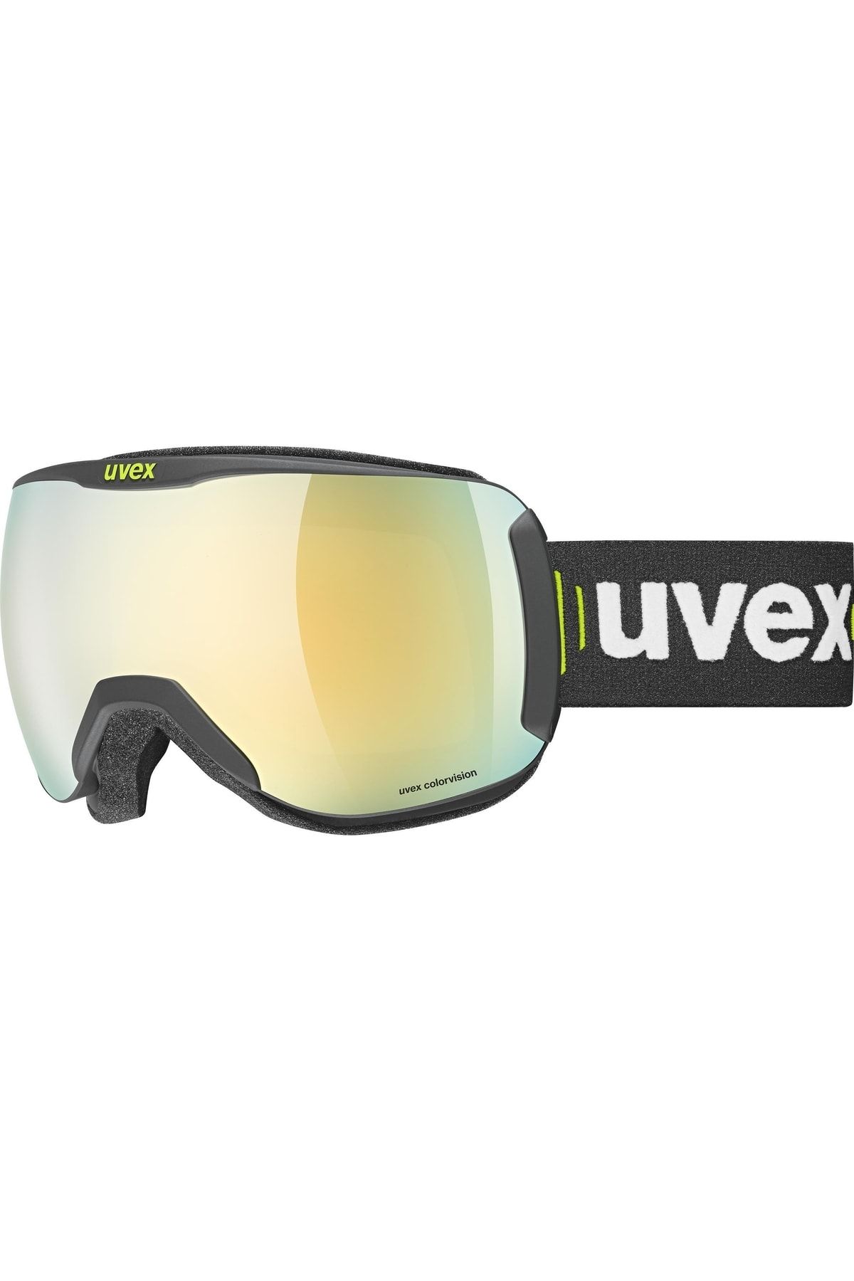 Uvex Downhill 2100 Cv Siyah Mat Altın-yeşil Kayak Gözlüğü