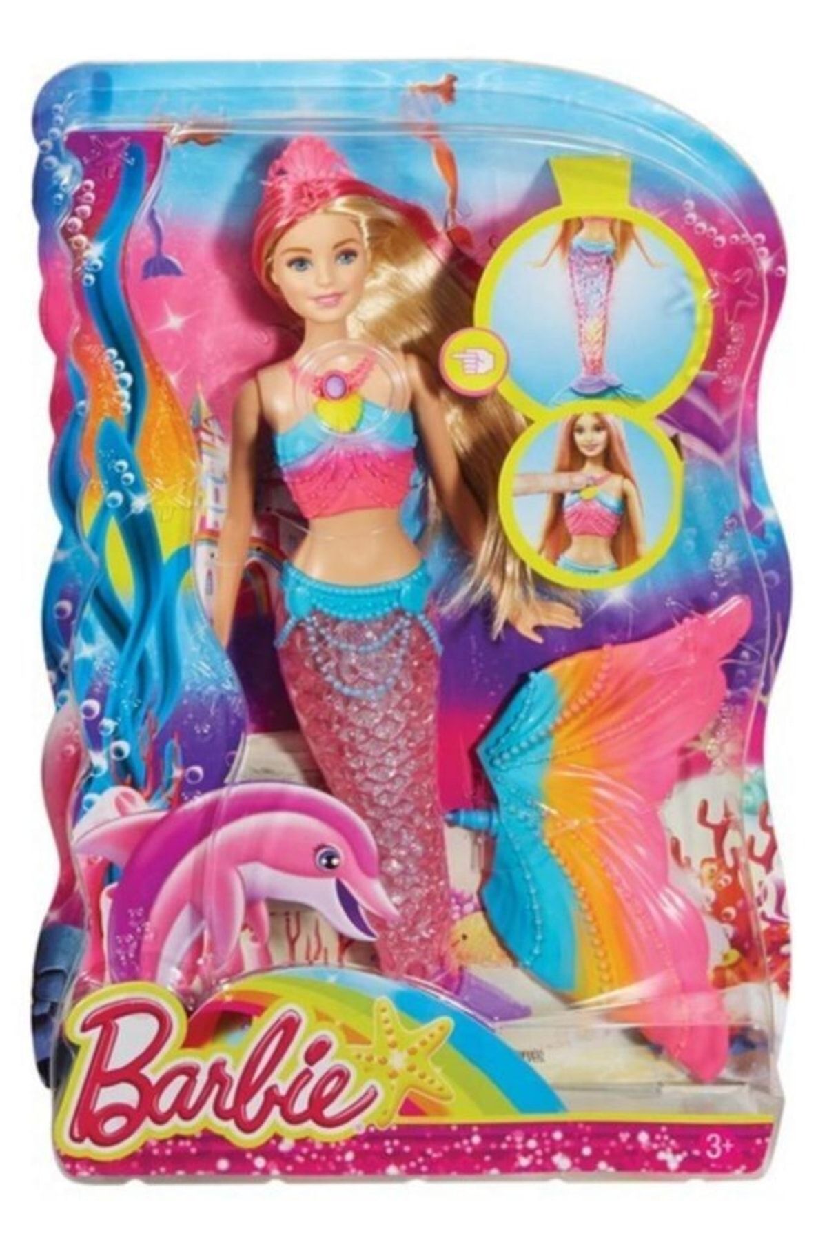 Barbie Gökkuşağı Işıklı Deniz Kızı Dhc40-dhc40