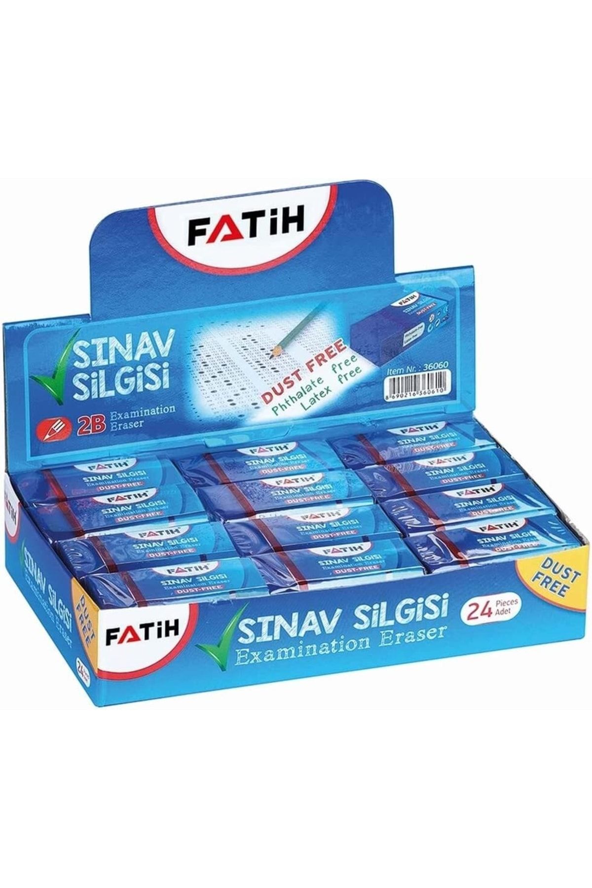 Fatih Sınav Silgi Mavi Fs24/m Fa36060slma (24 Lü Paket)