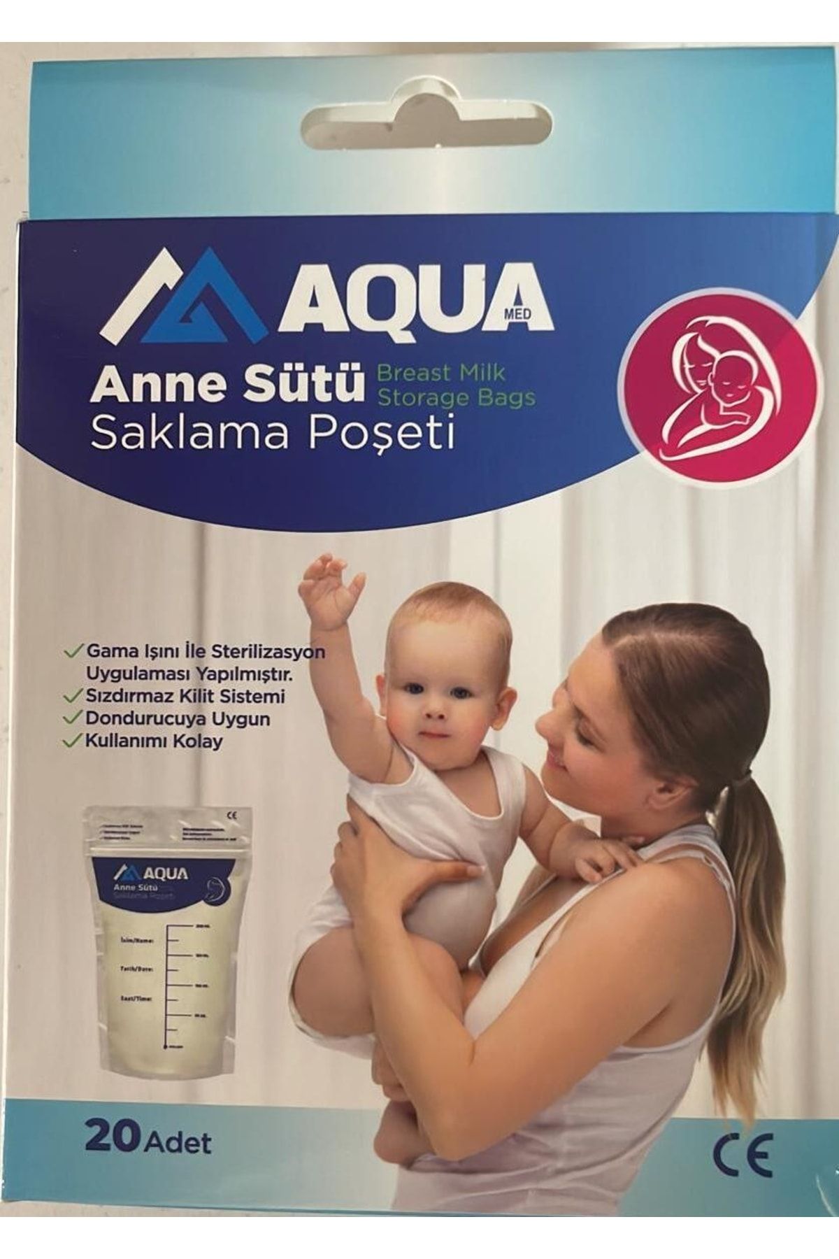 Aqua Anne Sütü Saklama Poşeti 20lik