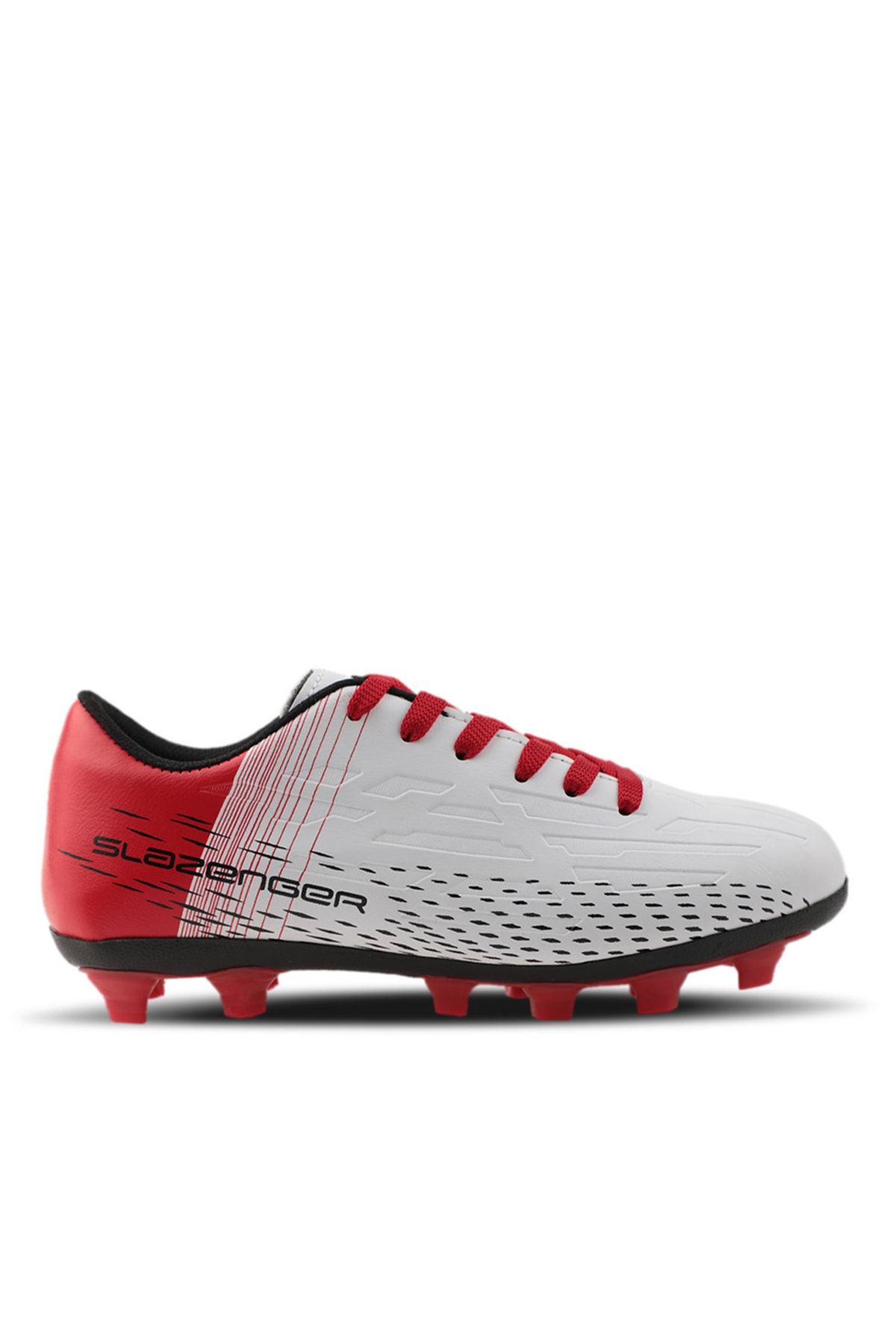 Slazenger Score I Kr Futbol Erkek Halı Saha Ayakkabı Beyaz / Kırmızı