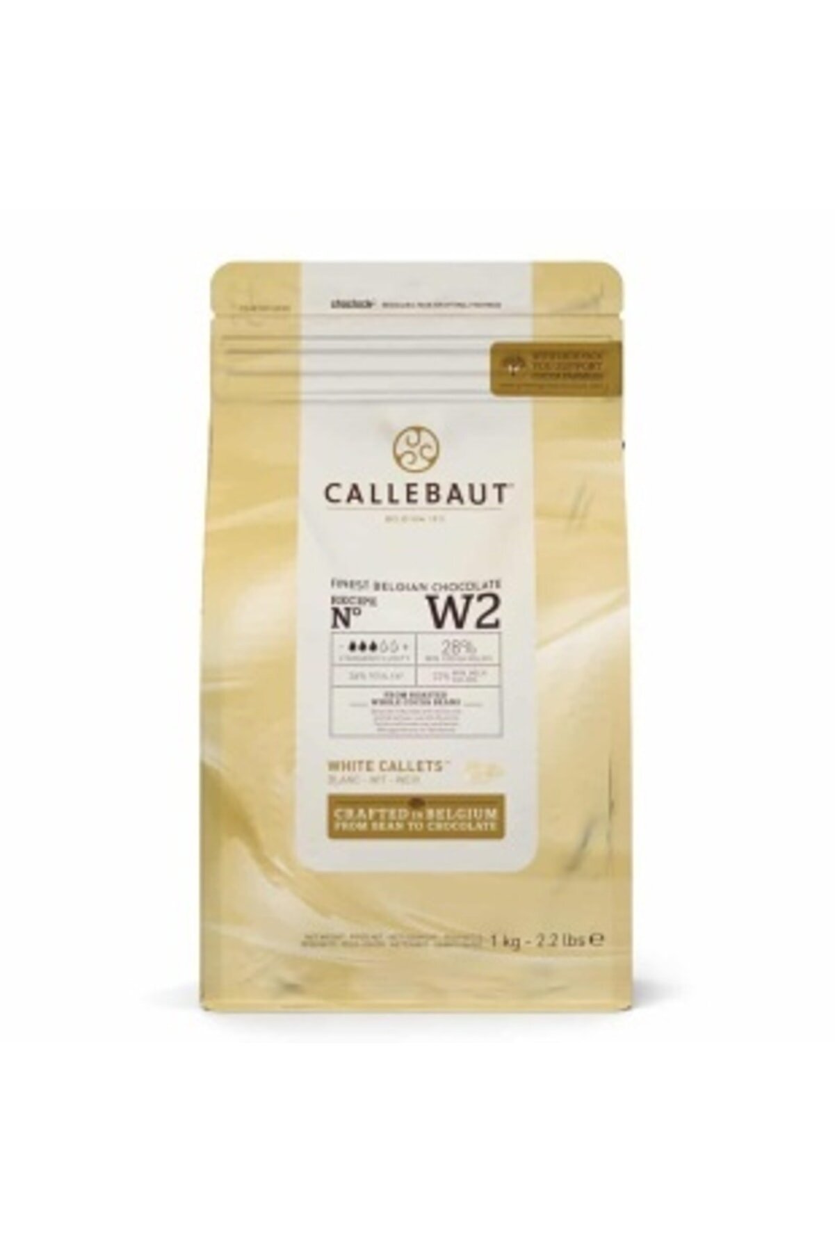 Callebaut W2 Beyaz Çikolata 1 kg