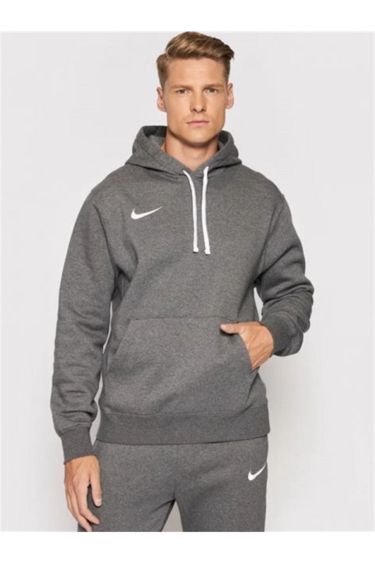 Nike Erkek Spor Sweatshirt - Park Hoodie - Cw6894-071