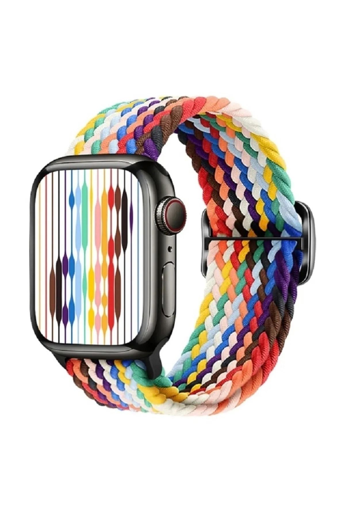 PSGT Apple Watch Uyumlu Esnek Kordon 42/ 44/ 45/49 Mm Seri3-4-5-6-7-8-9-ultra -ultra2 Pride Edition