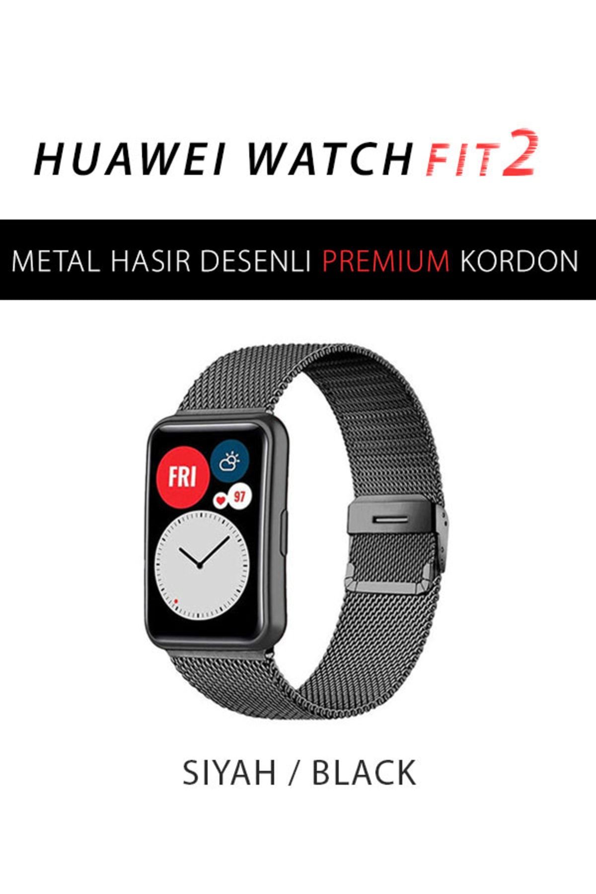 Huawei Watch Fit 2 Metal Kordon Kemerli