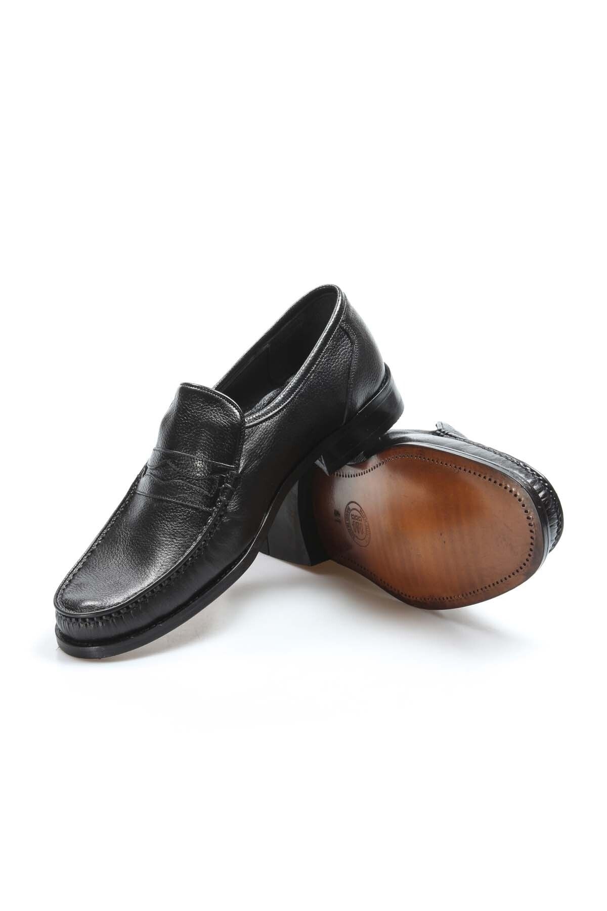 Ayakkabıhane Kösele Taban Içi Dışı Hakiki Deri Siyah Erkek Klasik Ayakkabı Ah08932131830