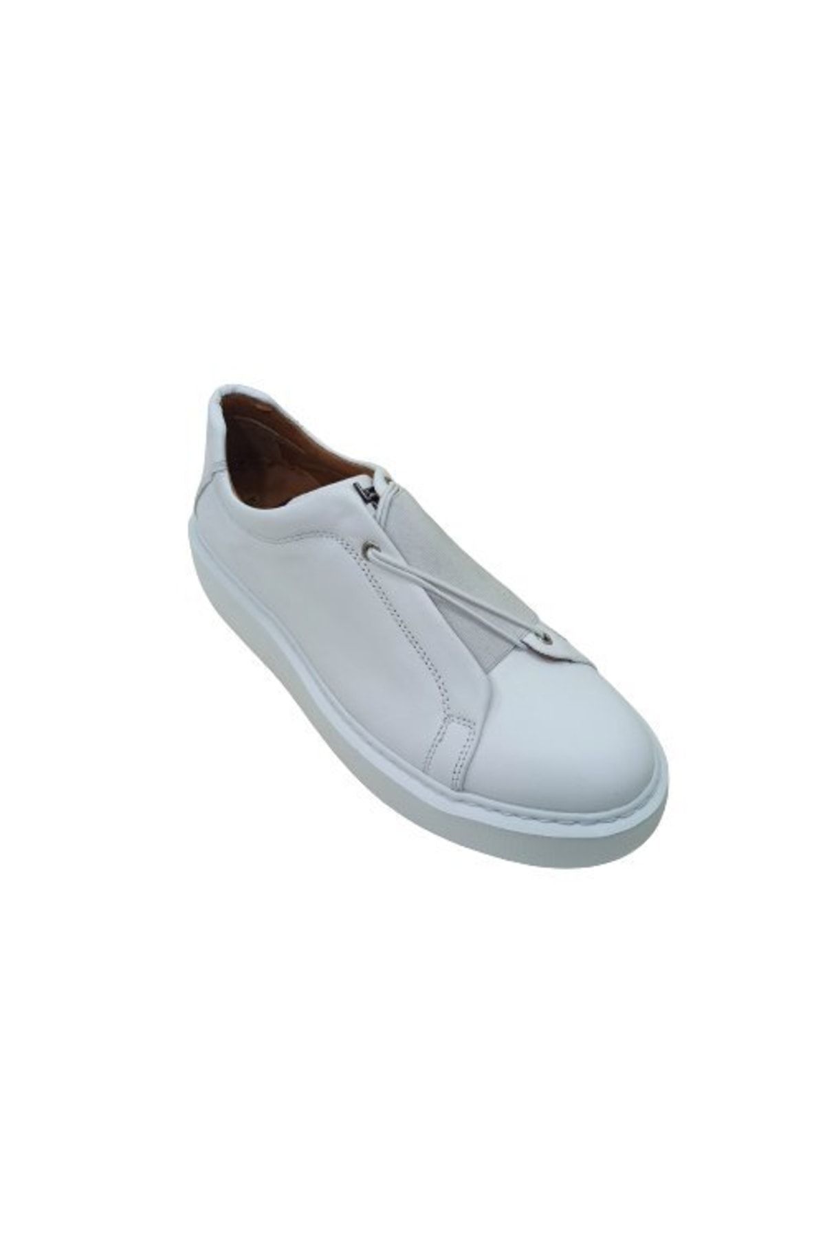 LUCIANO BELLINI Beyaz Deri Erkek Casual Ayakkabı