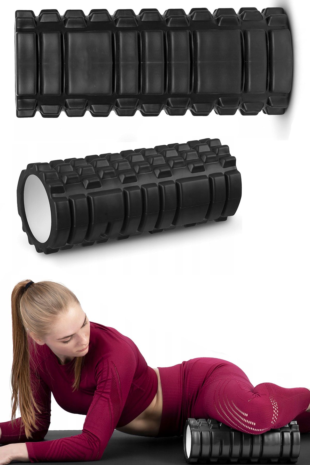 Genel Markalar Yoga Foam Roller Masaj Köpüğü Rulo Pilates Yuvarlama Silindir Köpük