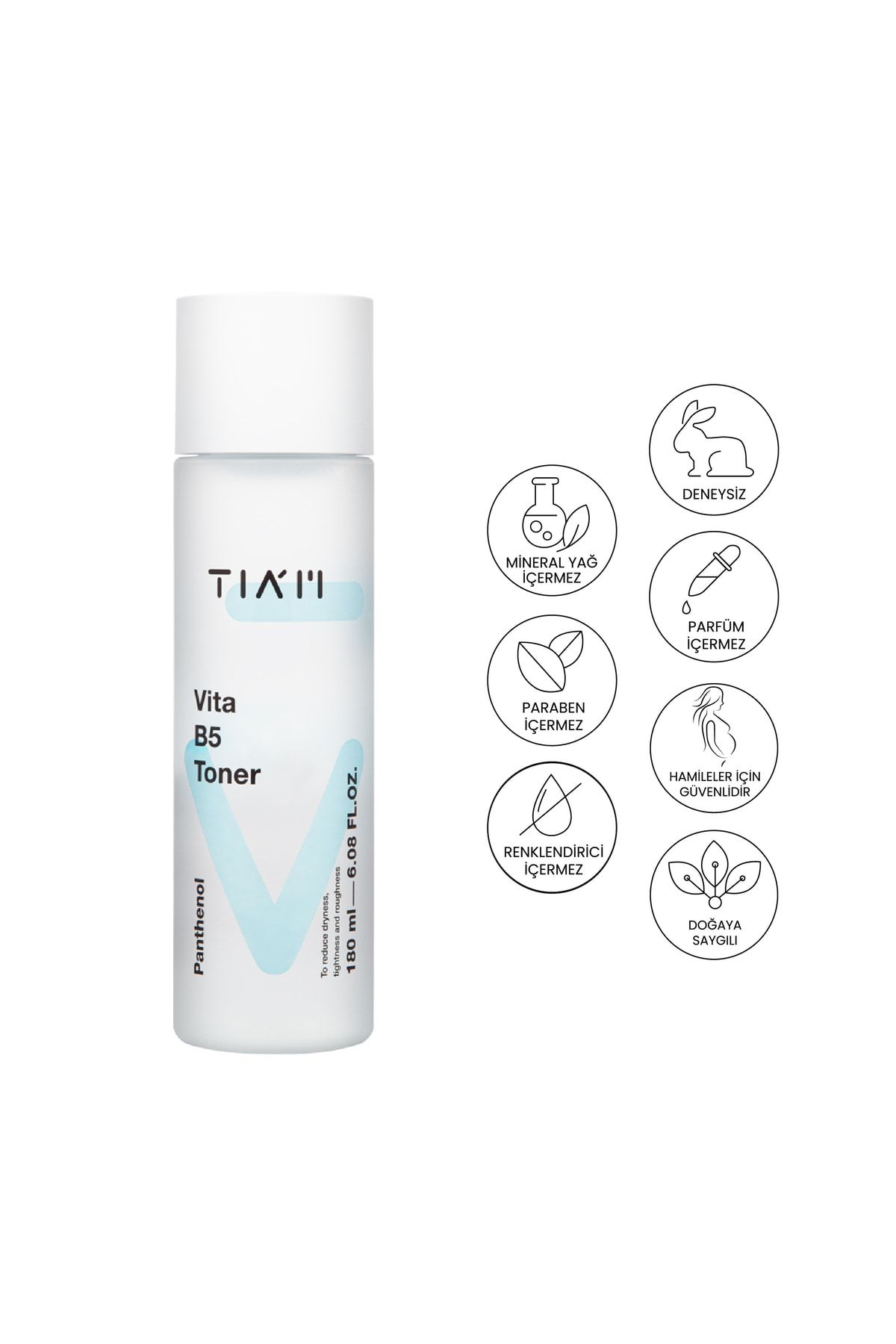TIA'M Vita B5 Nemlendirici Tonik - Cilt Bariyeri Onarıcı Güçlendirici Panthenol Tonik
