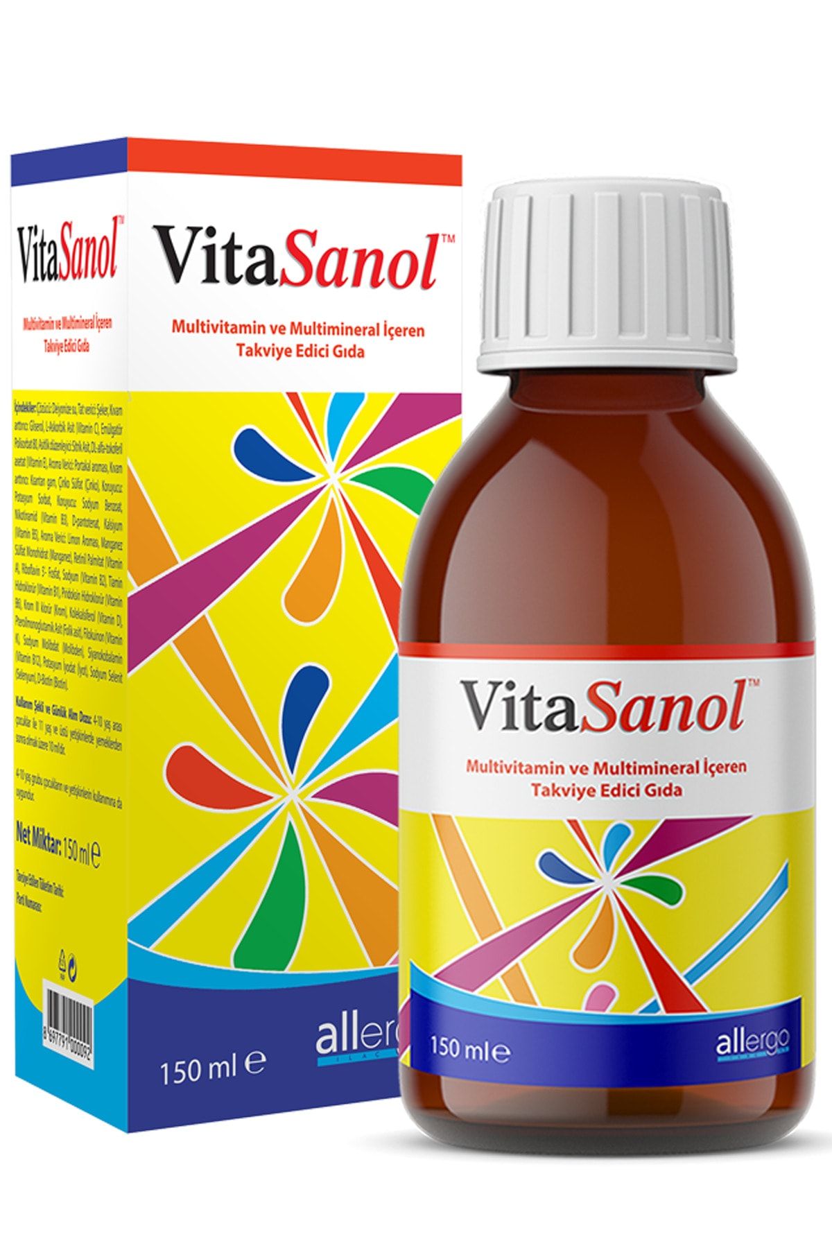 Allergo Vitasanol Multivitamin 150 Ml Şurup