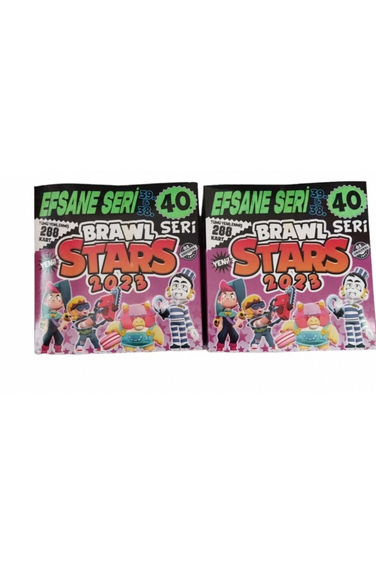 BRAWL STARS Yeni 38-39-40. Efsane Seri 80 Adet Oyun Kartı (40 Ambalajlı Paket,her Pakette 2 Adet)