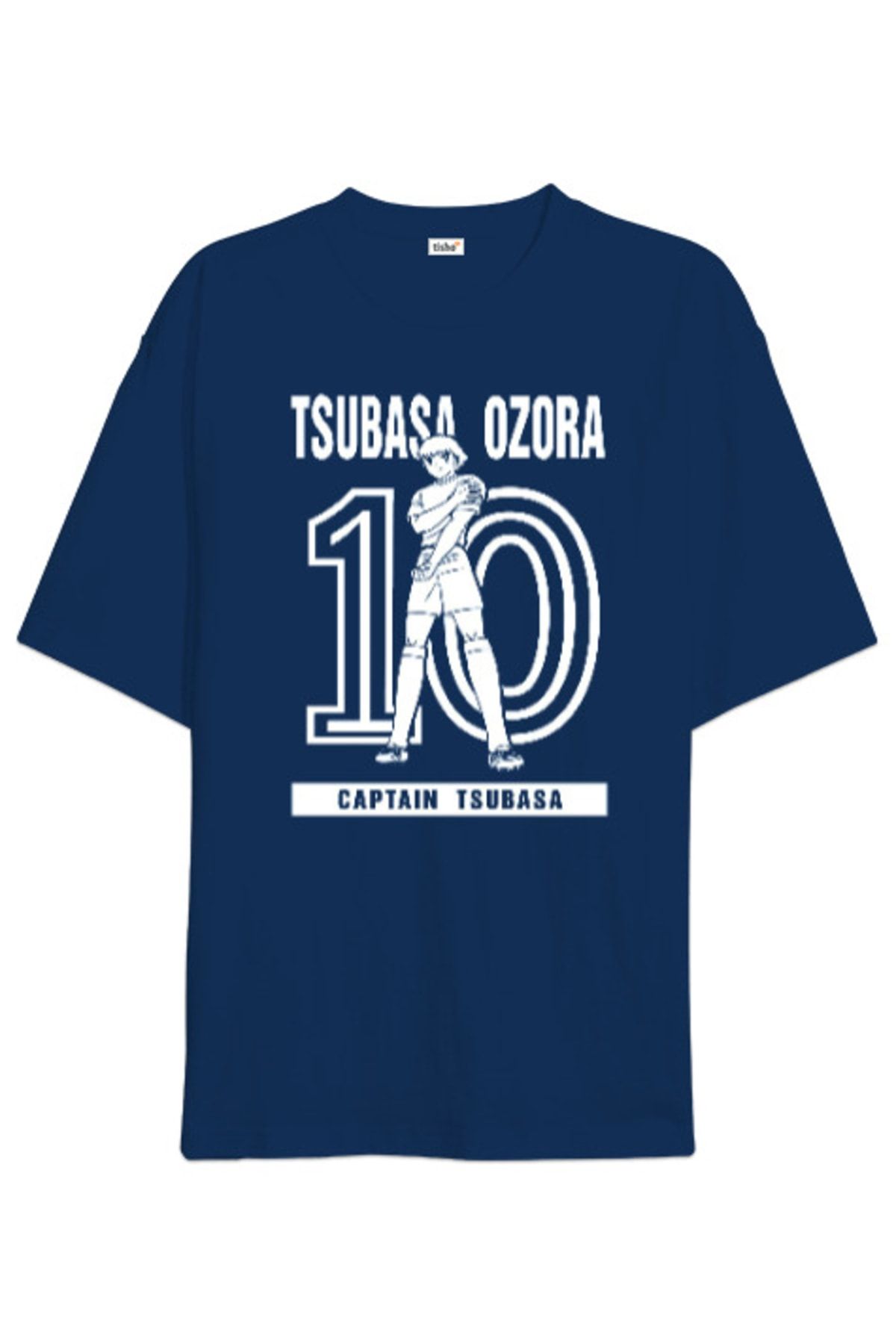 Tisho Captain Tsubasa Oversize Unisex Tişört