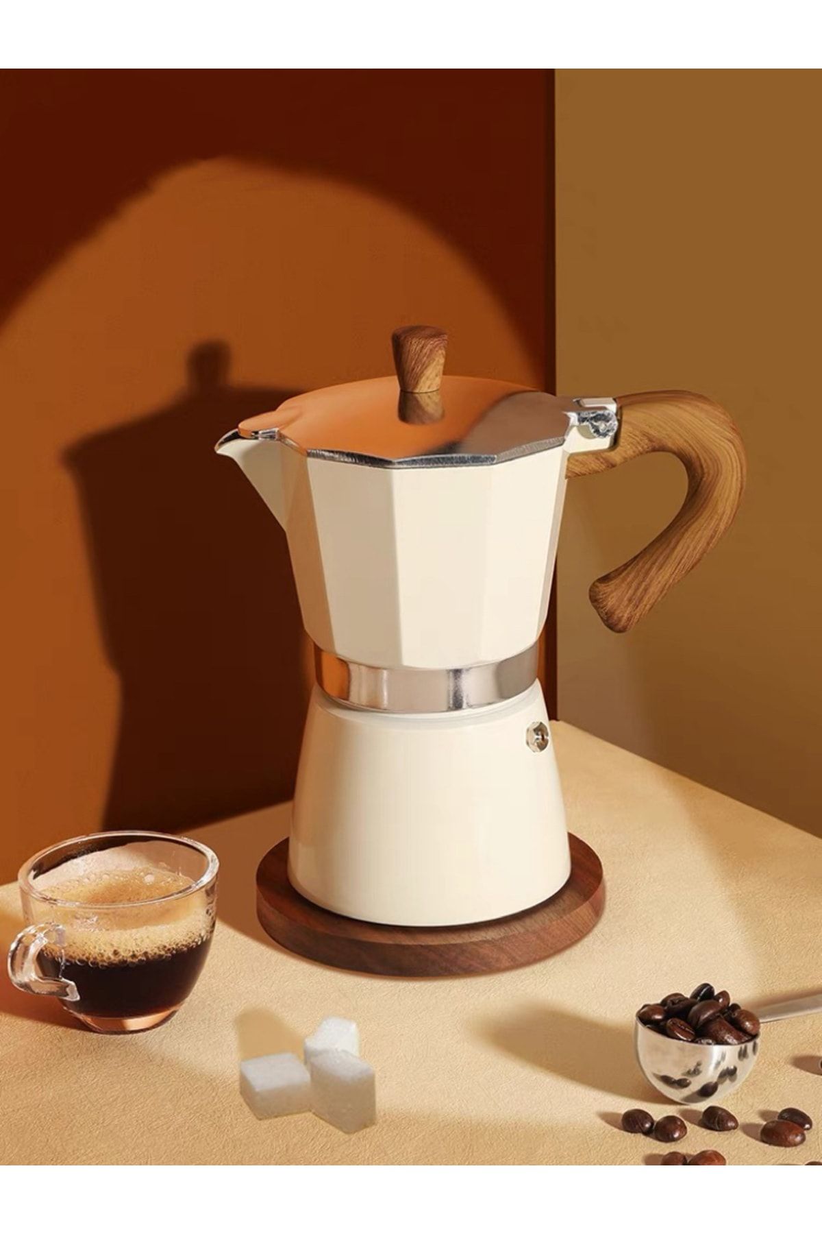 Vivien Home Mokapot 6-cup Coffeehutt Bigg Coffee Kahve Demleme Kahve Ekipmanı Italyan Filtre Kahve Makinesi