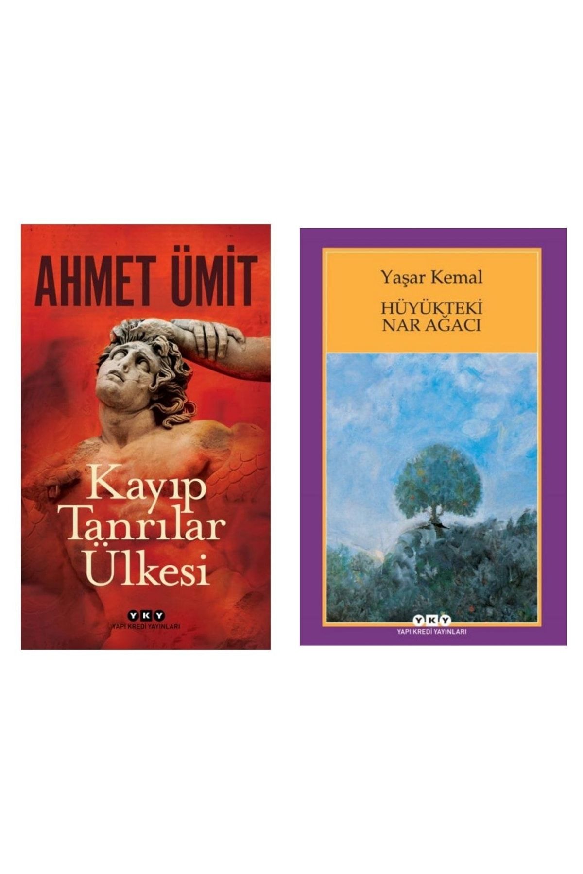 Yapı Kredi Yayınları Ahmet Ümit - Kayıp Tanrılar Ülkesi - Yaşar Kemal - Hüyükteki Nar Ağacı