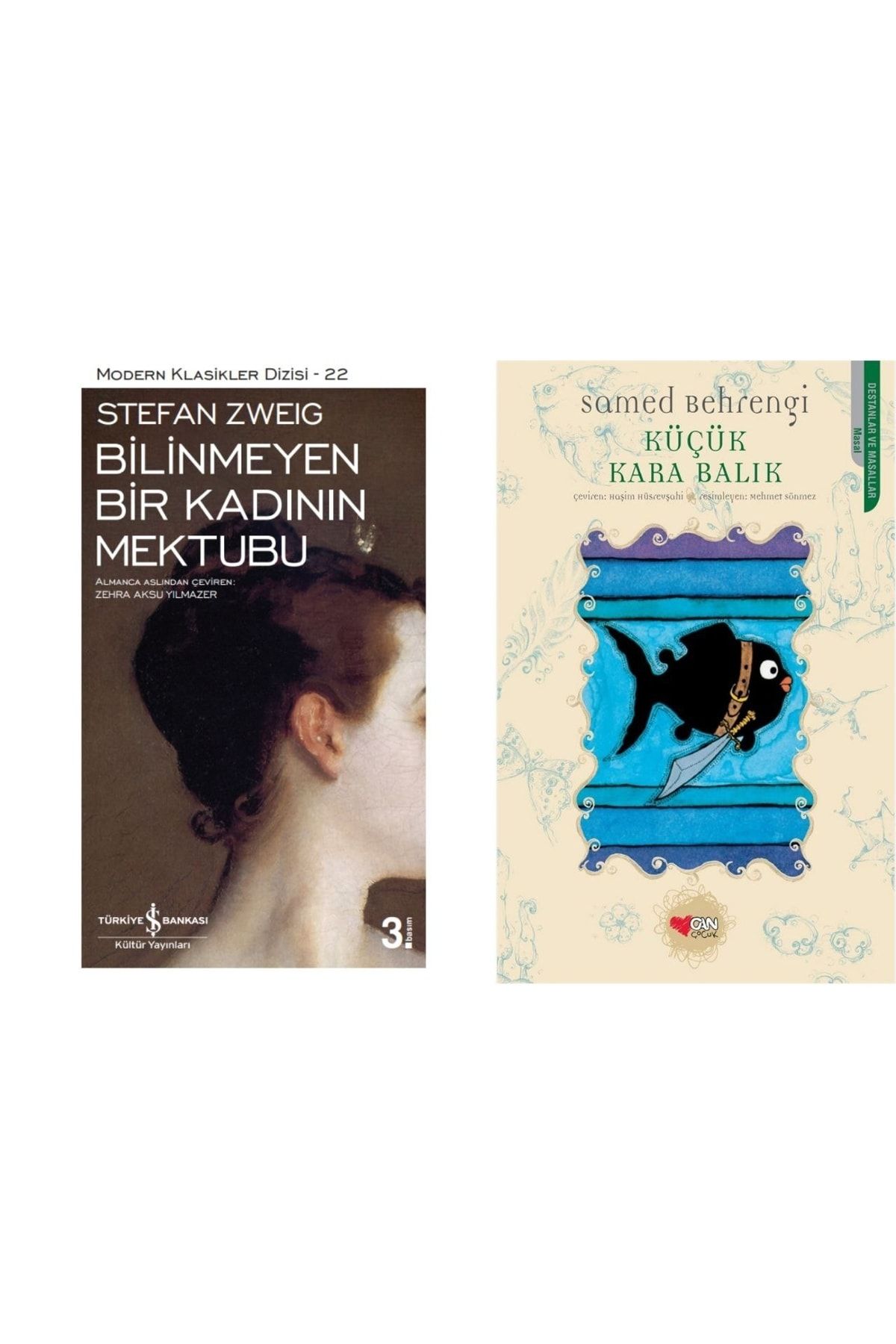 Türkiye İş Bankası Kültür Yayınları Stefan Zweıg - Bilinmeyen Bir Kadının Mektubu - Küçük Kara Balık