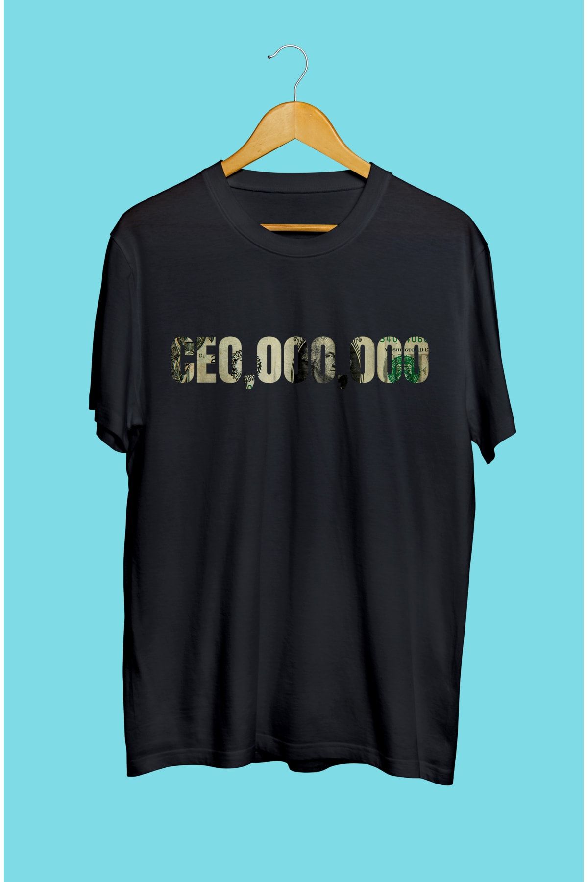 cuento estilo Ceo Dolar Para Ekonomi Tasarım Baskılı Unisex Tişört