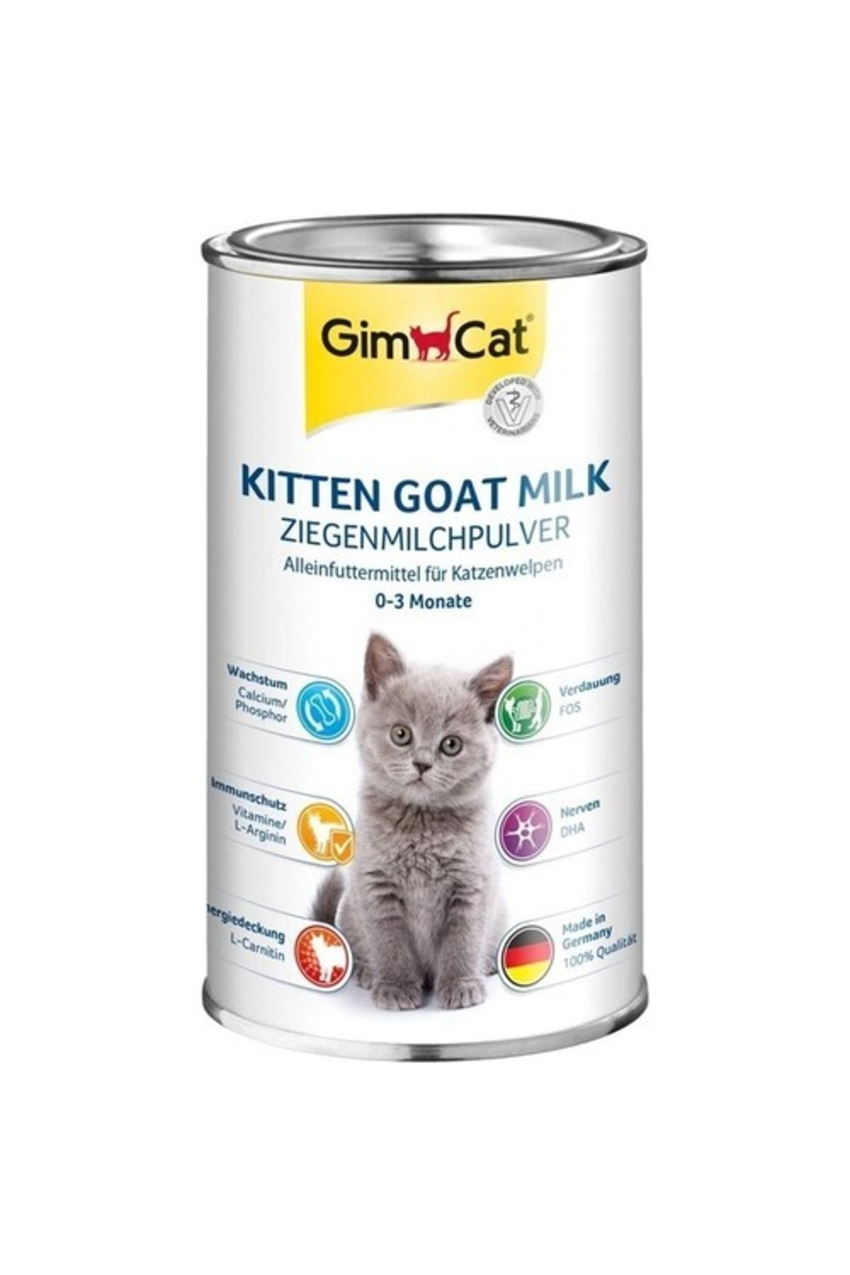 Gimcat Kitten Goat Milk Keçi Süt Tozu 200 Gr