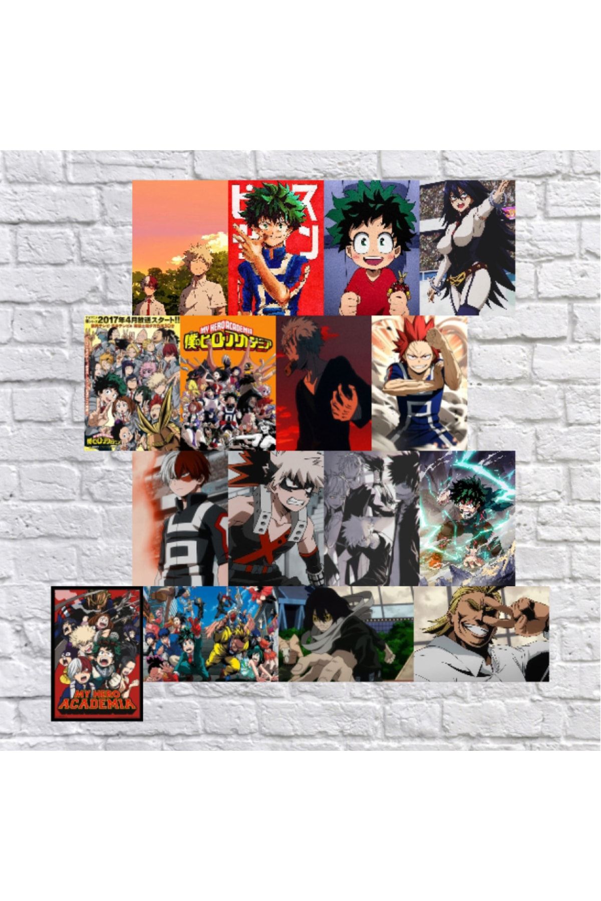 Köstebek Anime My Hero Academia Kolaj Duvar Posterleri (A5 NO:13)